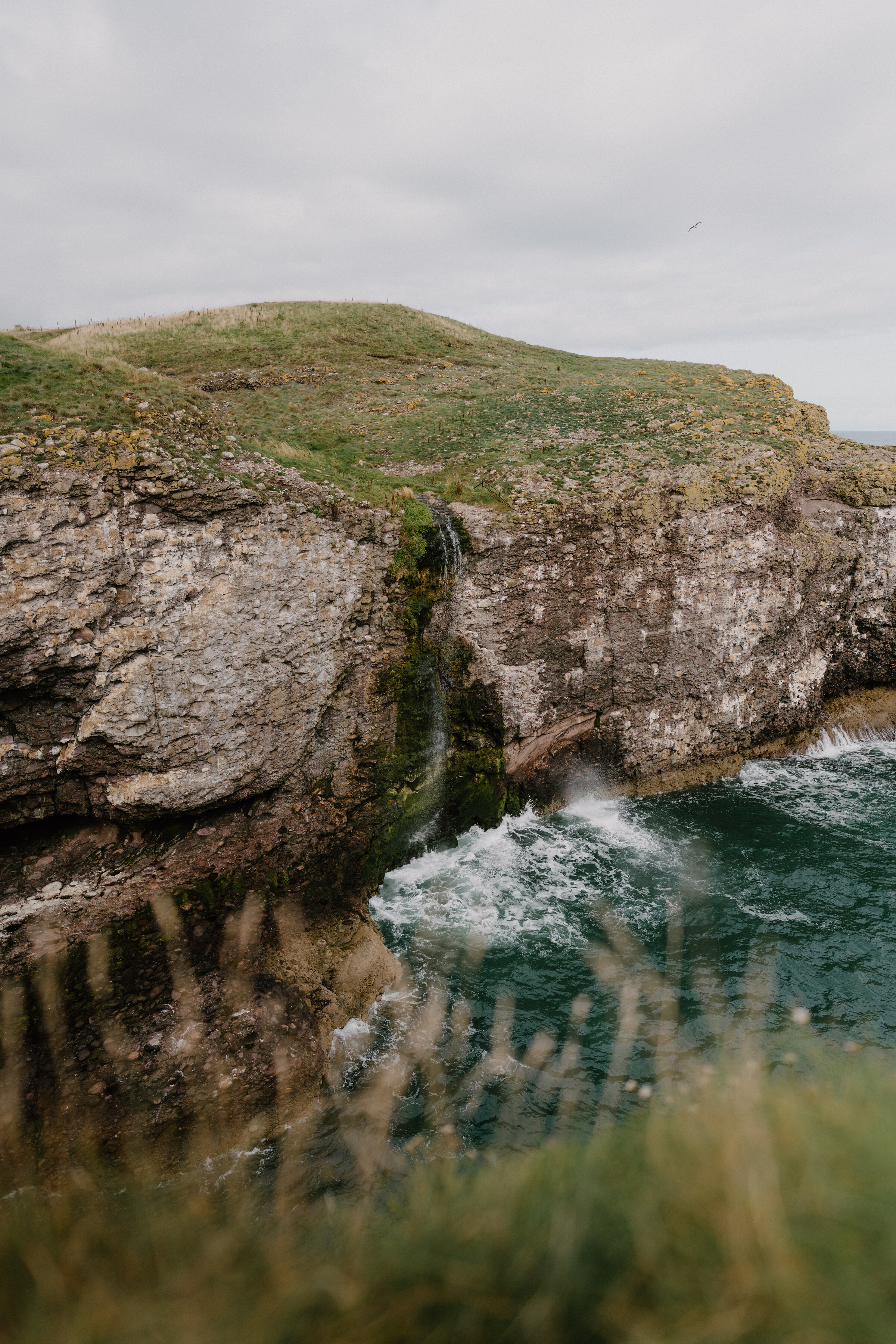 Crawton waterfall and lunch at the Ship Inn in Stonehaven