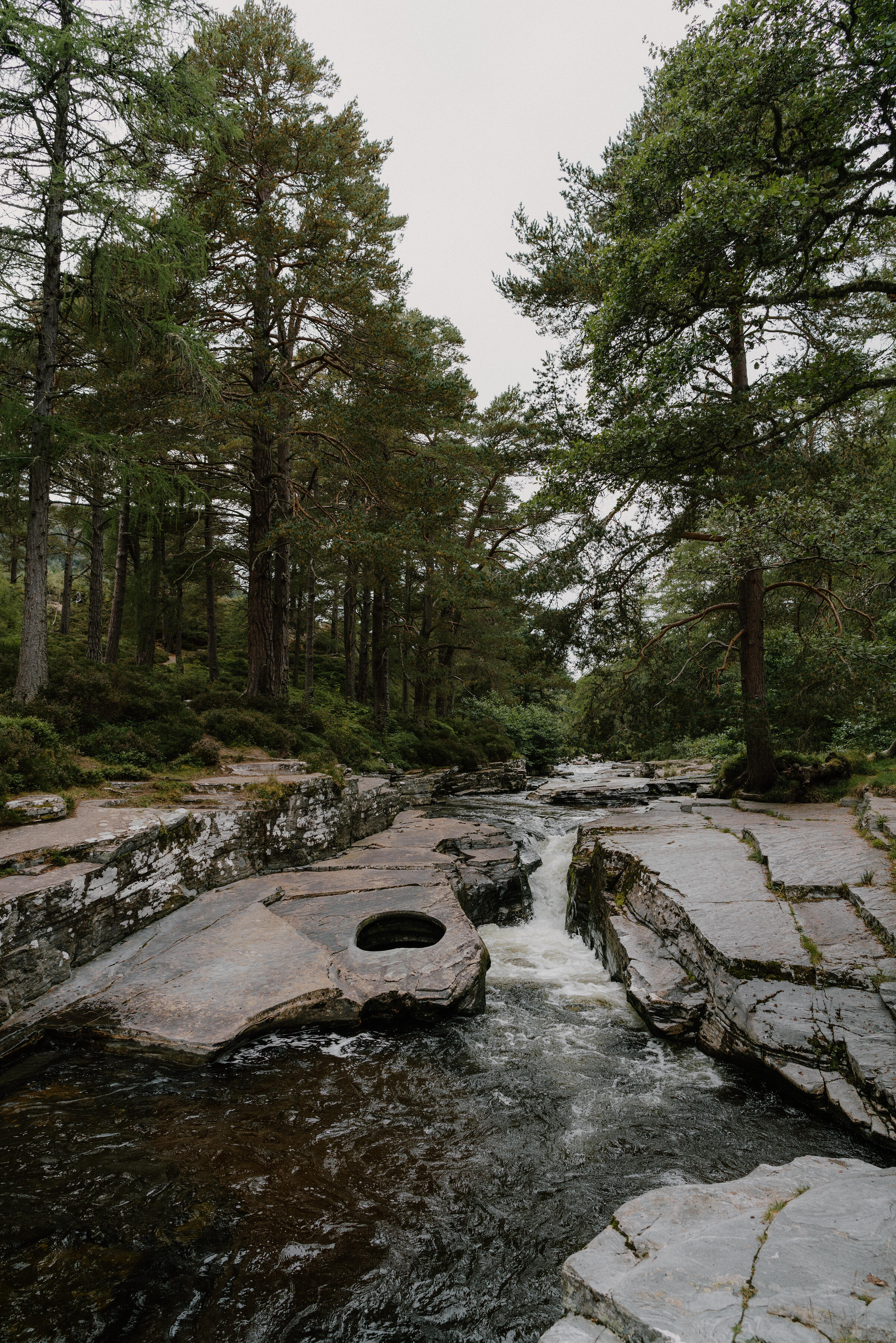 The Linn of Quoich and lunch at Gordon's Tea Room