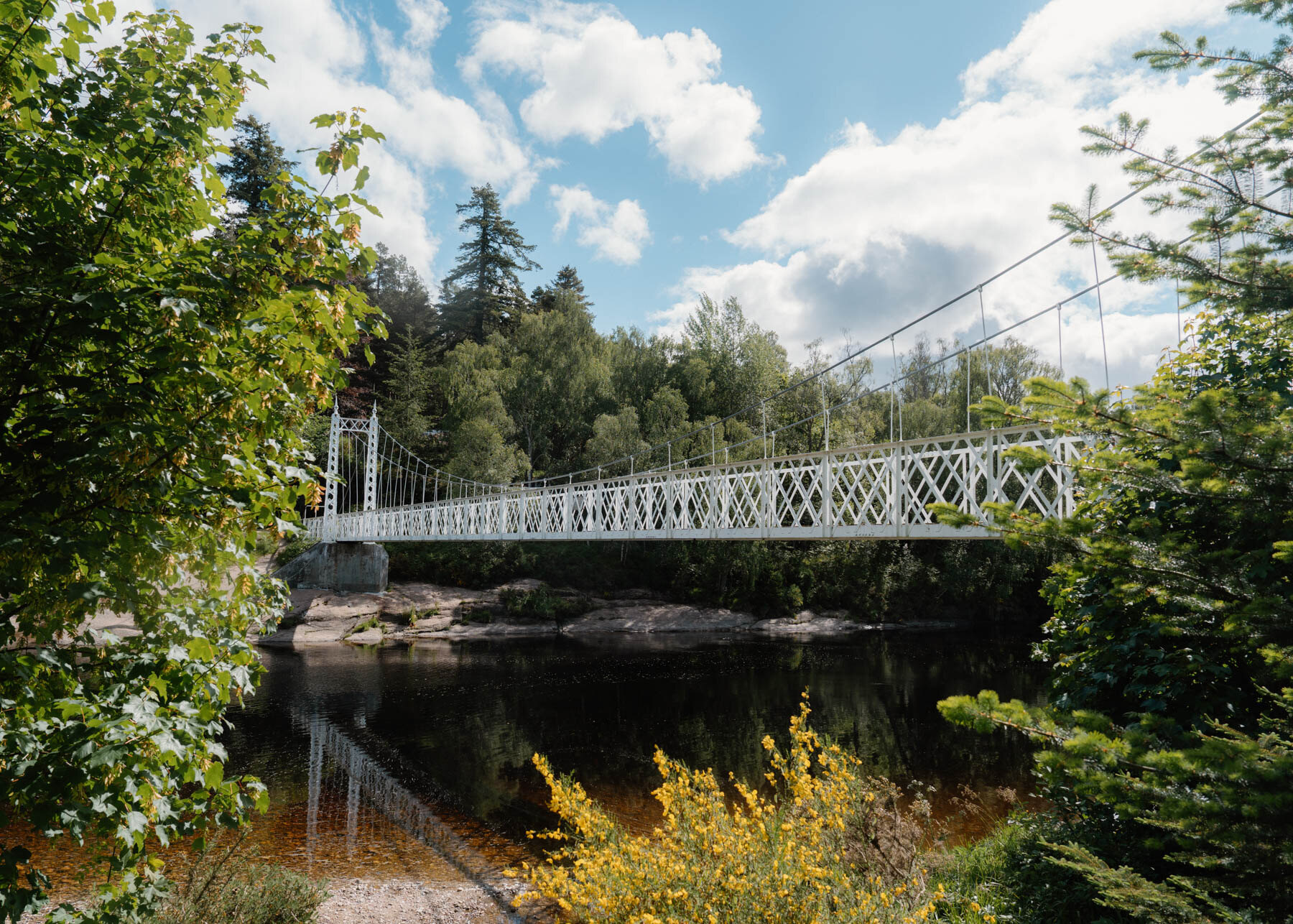Cambus o' May bridge and an ice cream at Shorty's