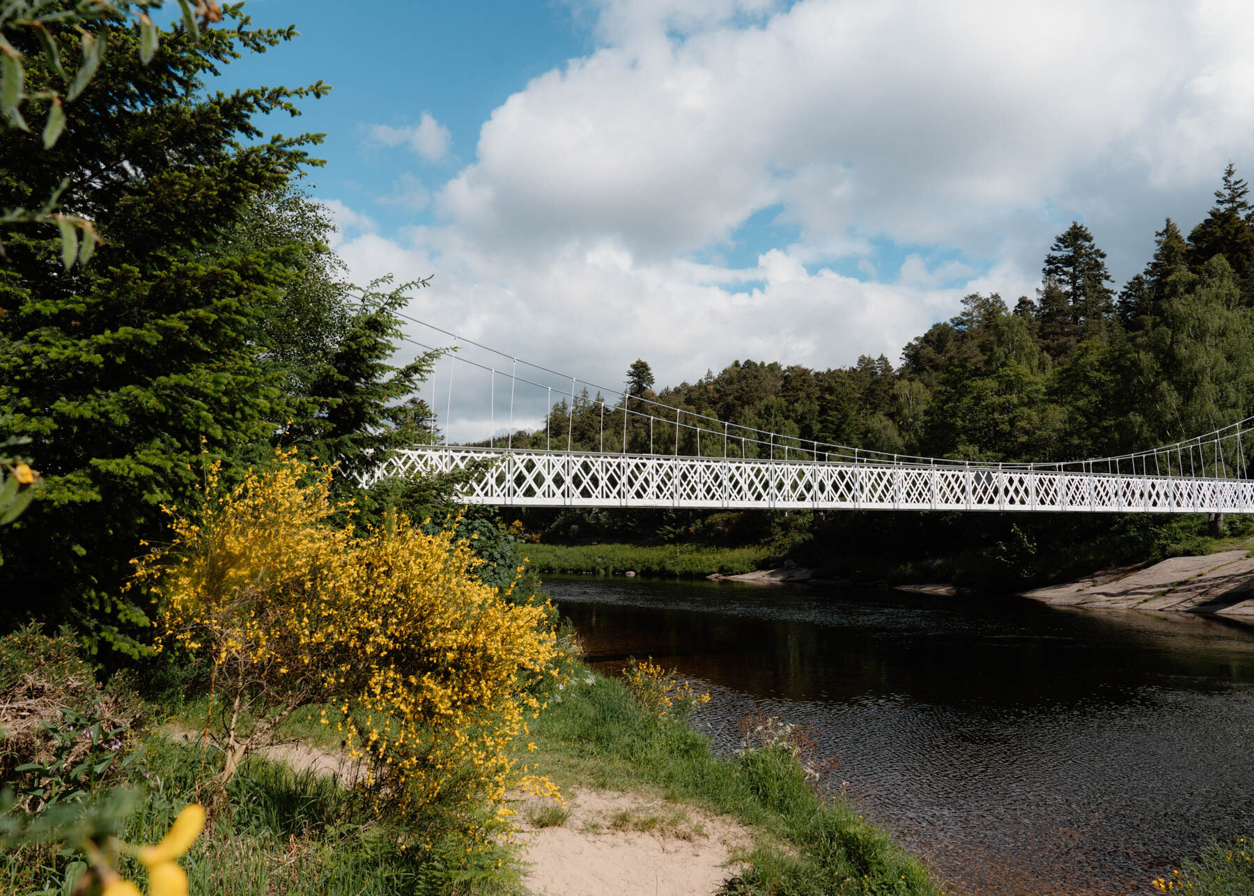 A picnic by the Cambus o' May bridge