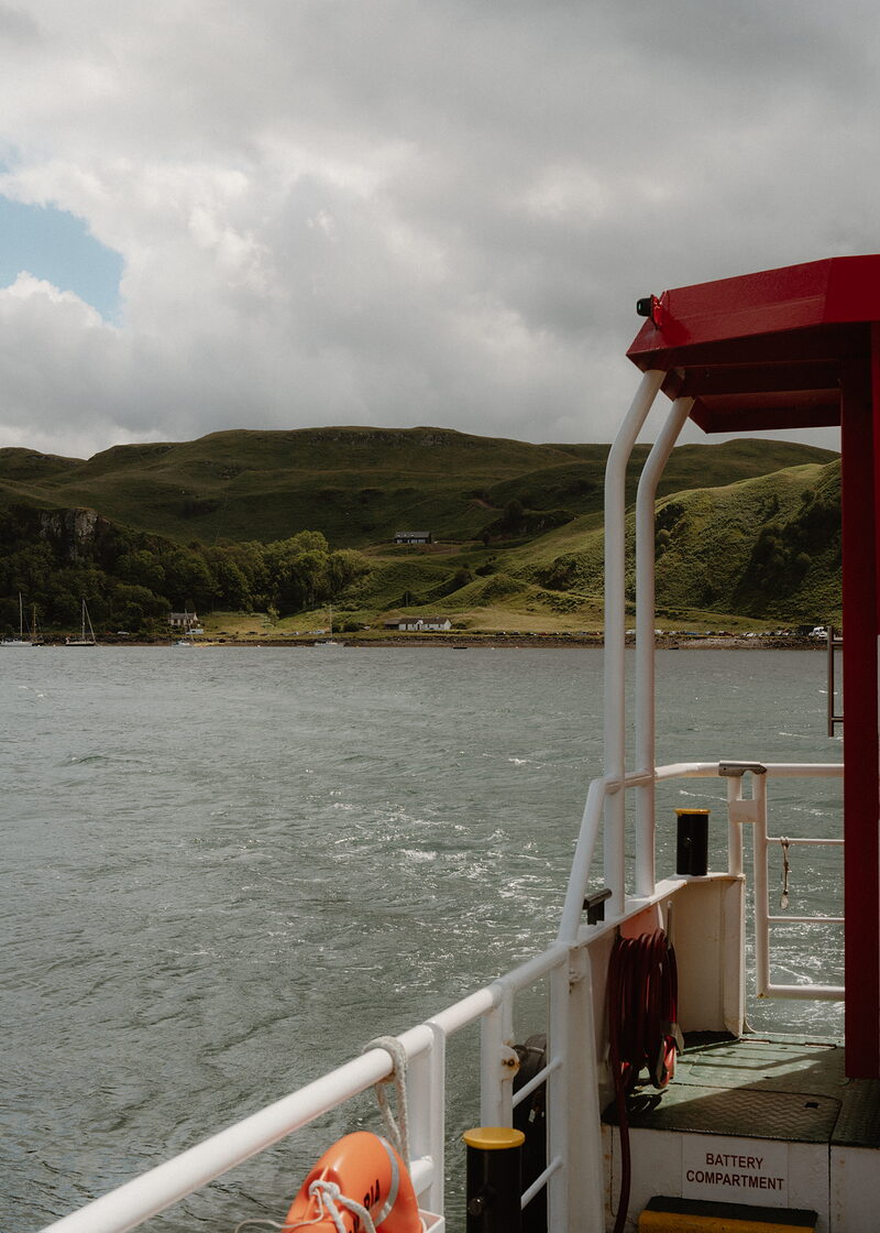 The ferry from Kerrera to Gallanach