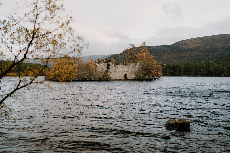 The Loch an Eilein circular walk, round the island castle
