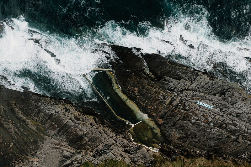 A dip in Wick's tidal pools, the Trinkie and the North Baths
