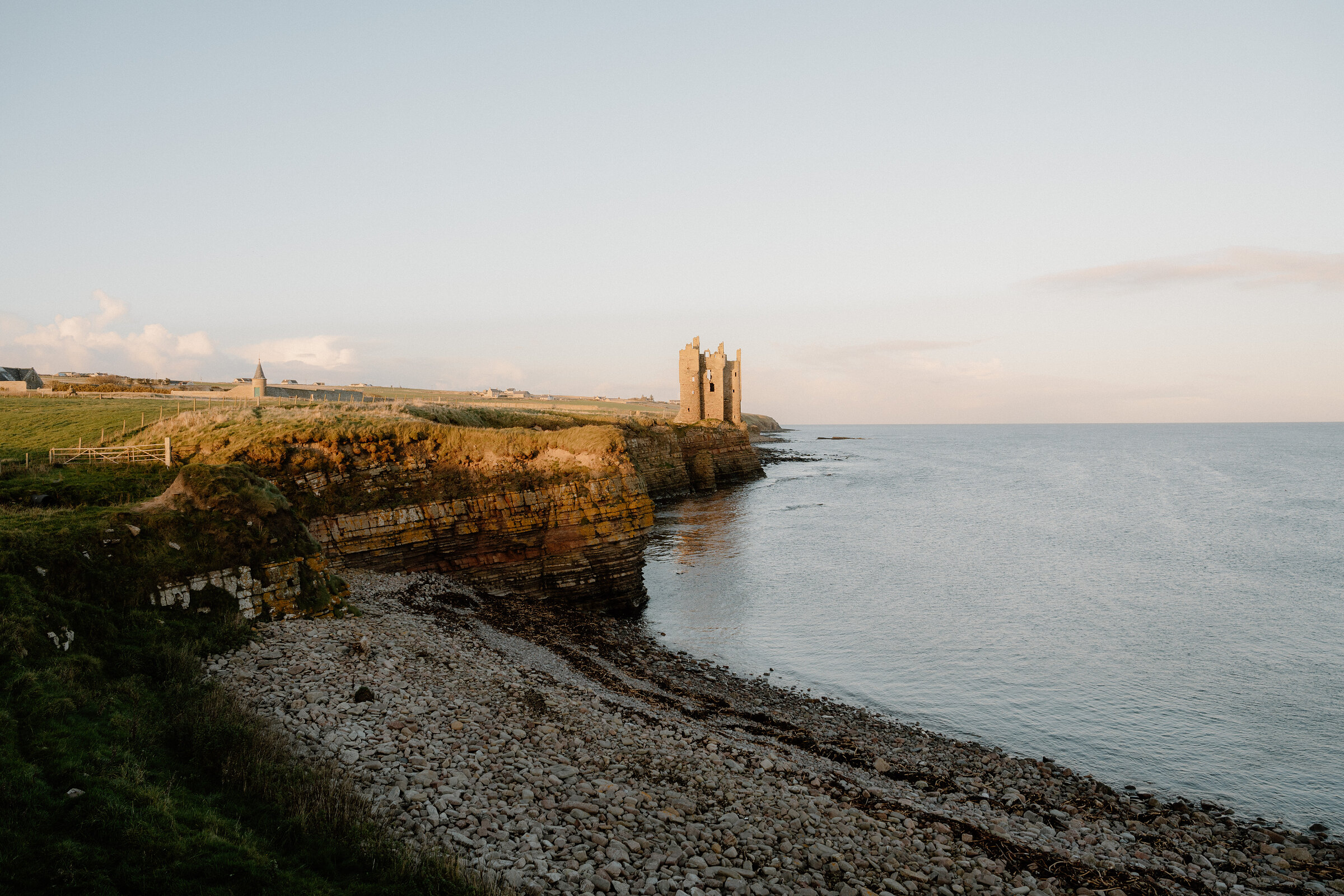 Keiss Castle and Castle Sinclair Girnigoe