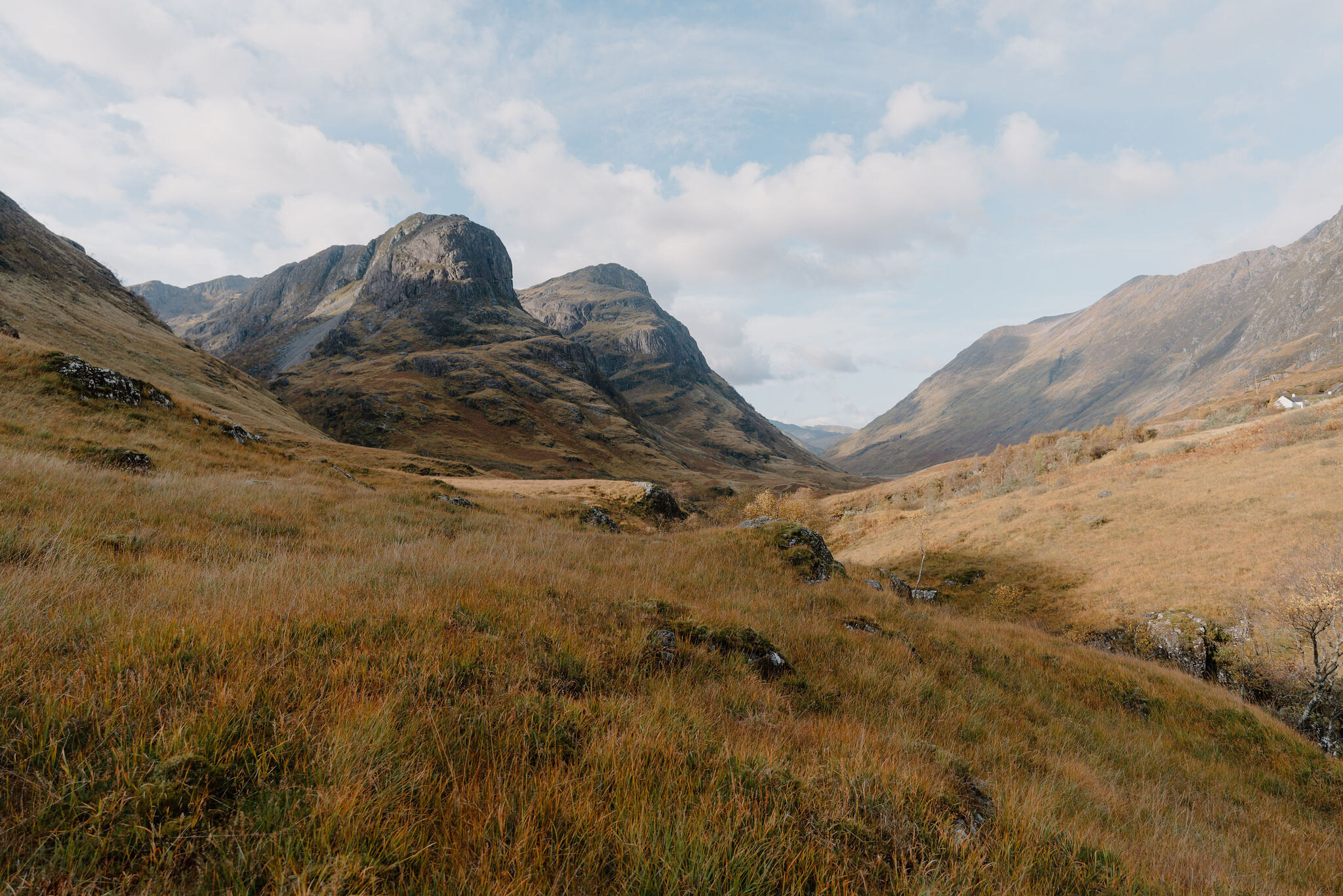 The Three Sisters of Glencoe and lunch at the Clachaig Inn