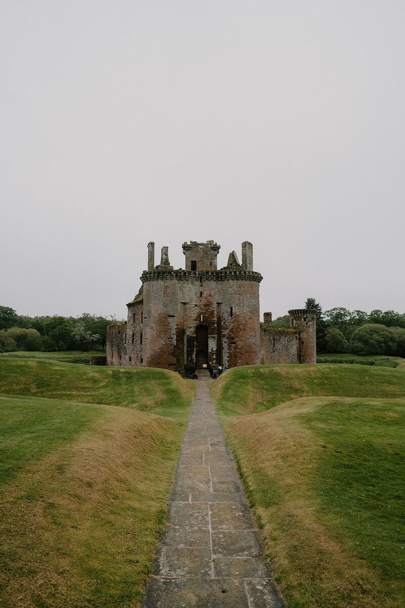 Caerlaverock Castle and lunch at the Boathouse