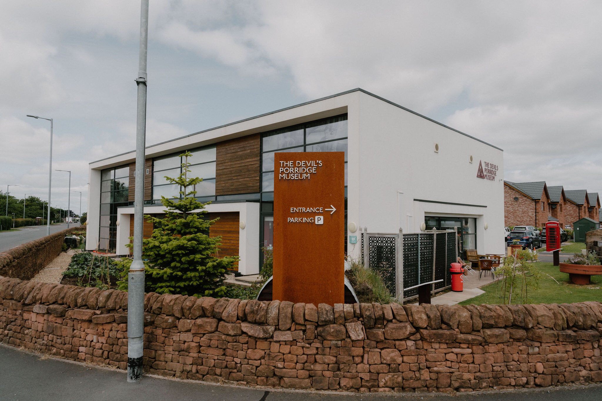 The Devil's Porridge Museum and lunch in its café