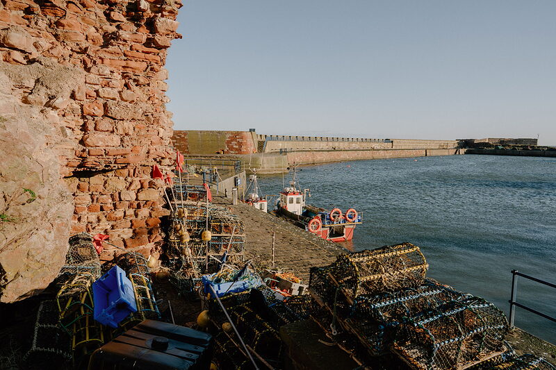 Dunbar harbour, the Battery and lunch at the Creel
