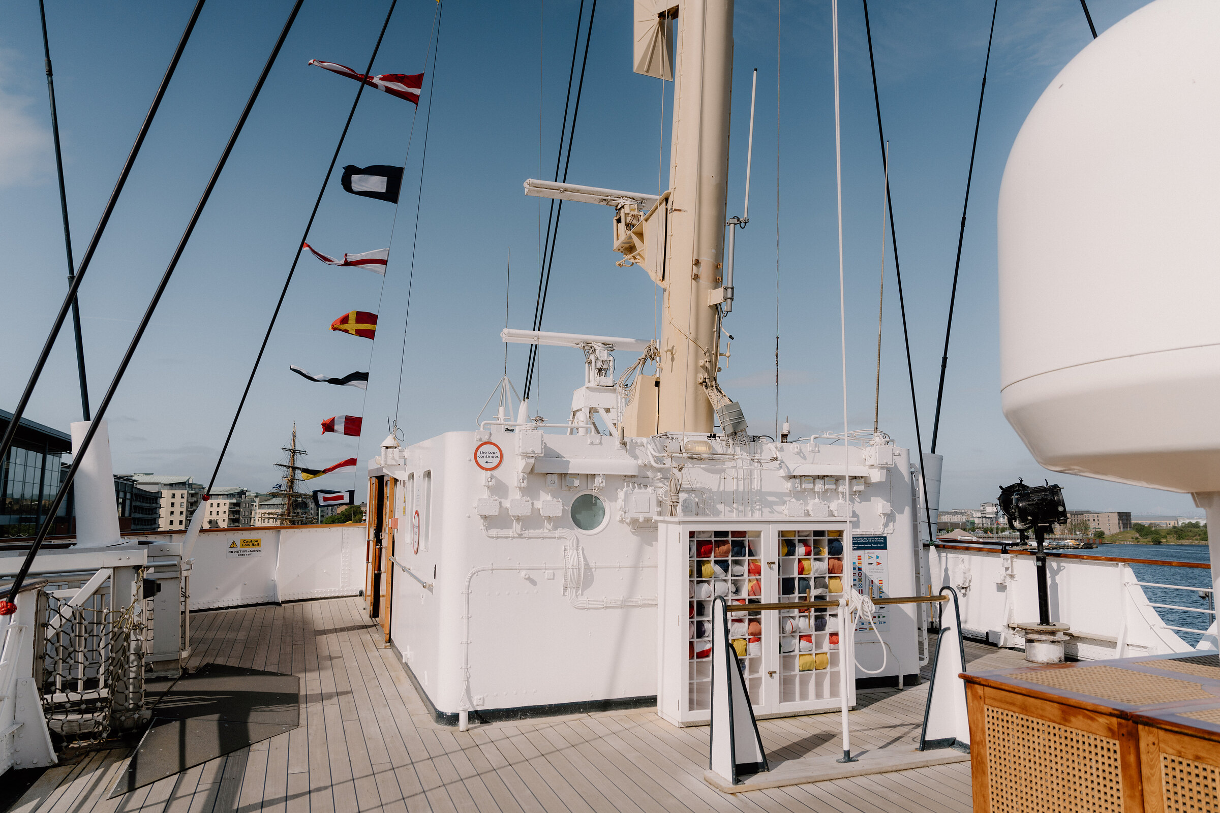 The Royal Yacht Britannia and lunch at The Kitchin