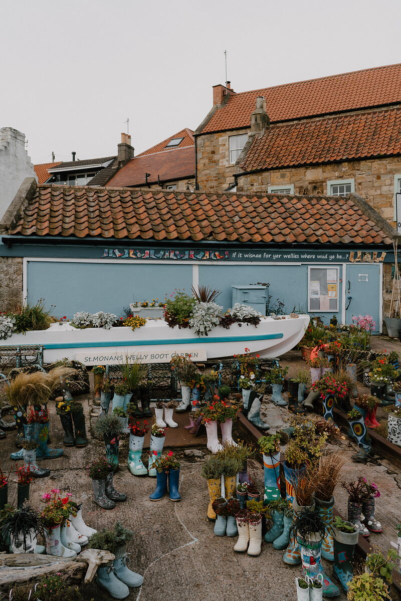 St Monans Welly Boot Garden