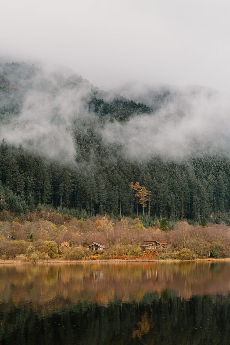Rob Roy's grave and the riverside sauna at Monachyle Mhor