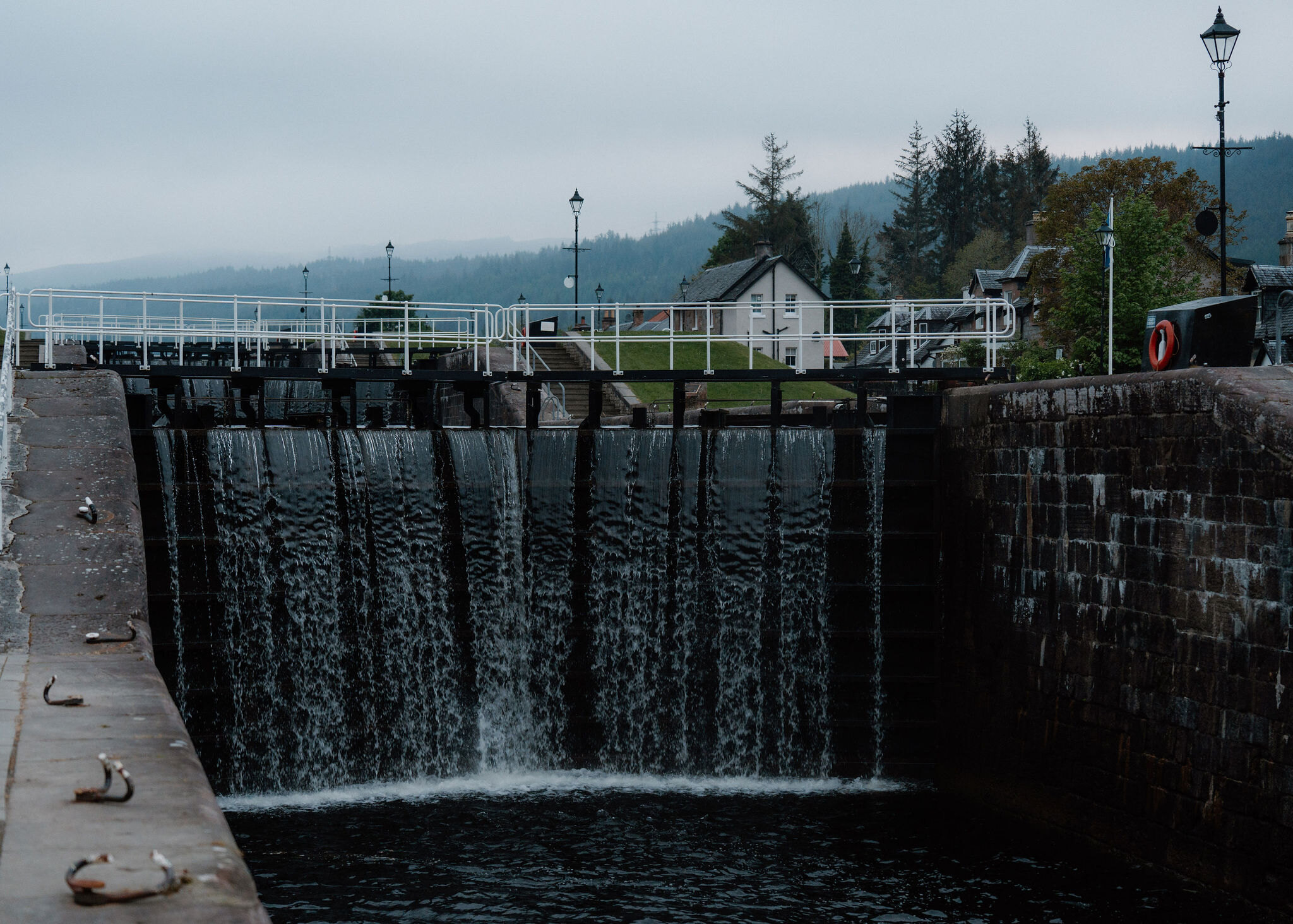 A canal walk at Fort Augustus to Loch Ness and the Pepperpot