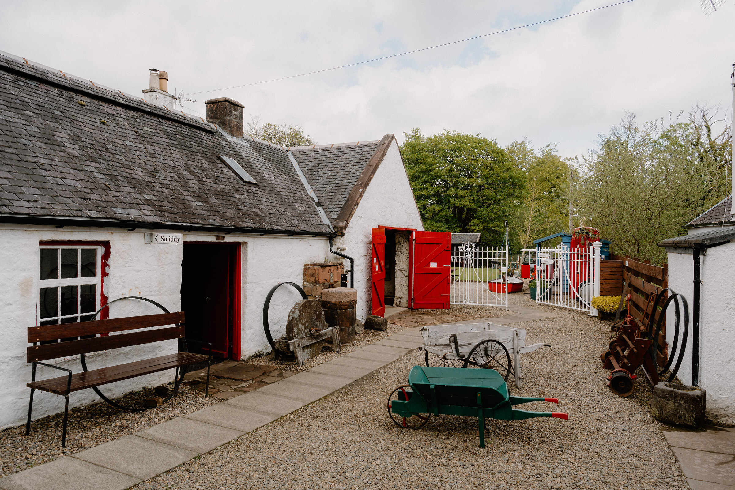 The Arran Heritage Museum and lunch at Café Rosaburn