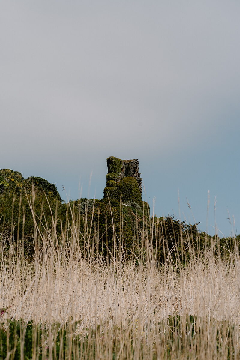 Silver Sands and Kildonan Castle on Arran