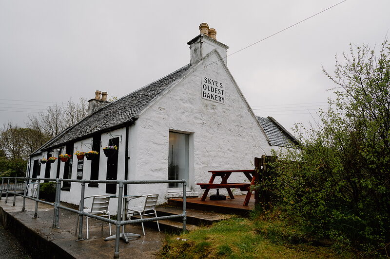 Dunvegan Bakery and its garden.