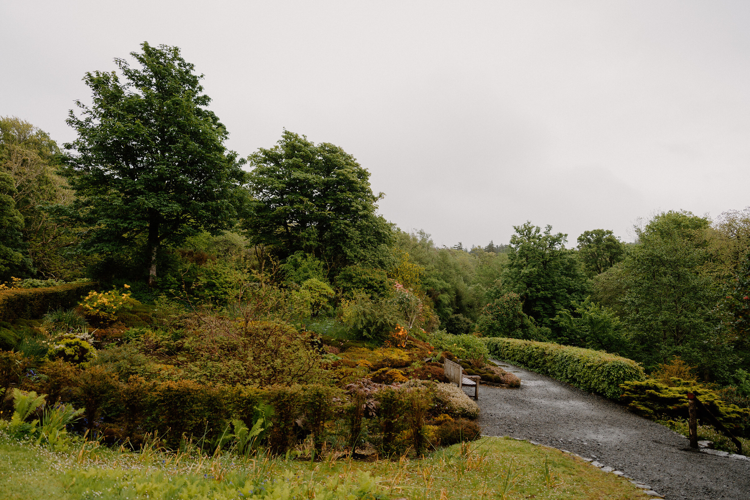 Dunvegan Castle's gardens and the seal boat