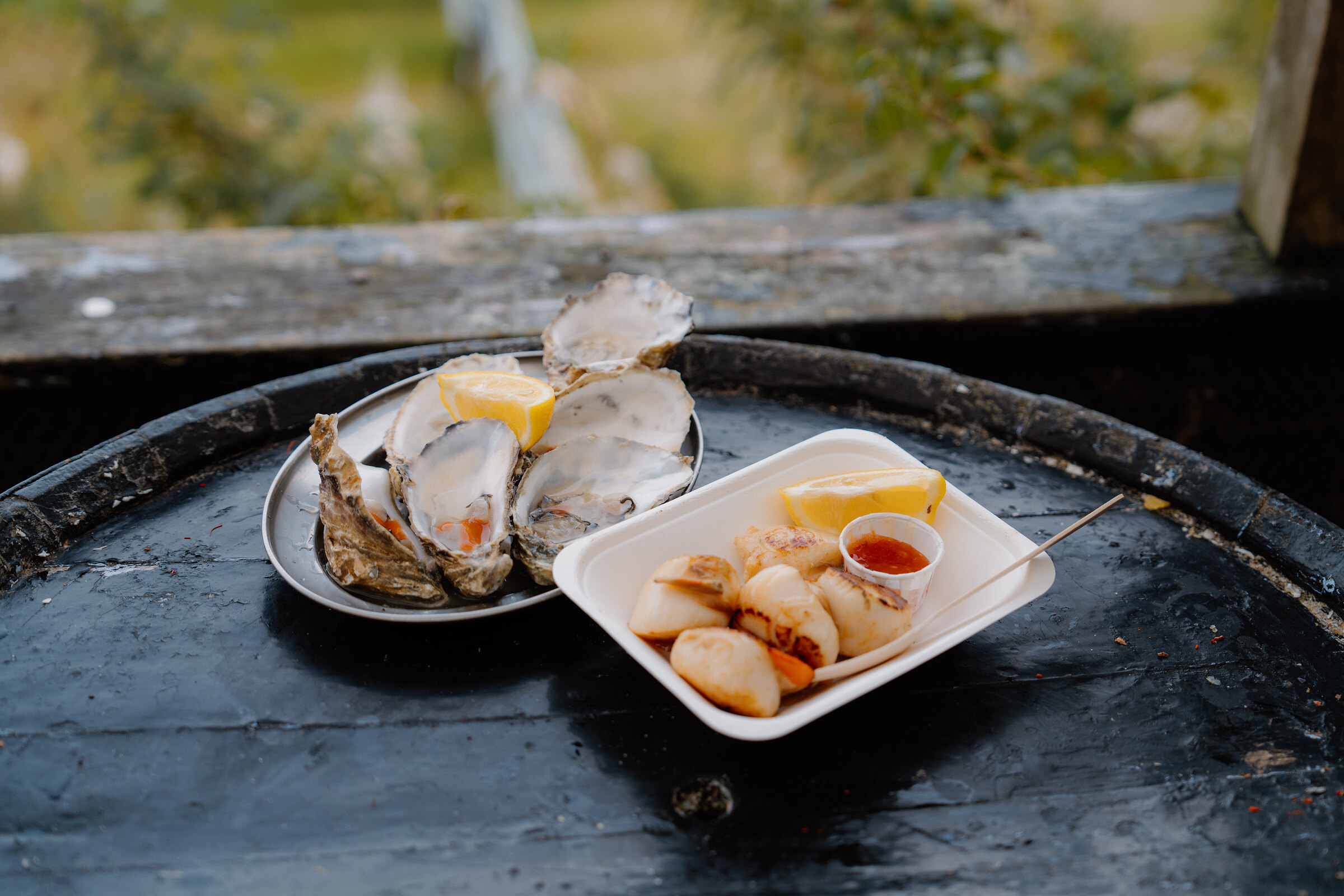 Dun Beag Broch and a seafood lunch at the Oyster Shed