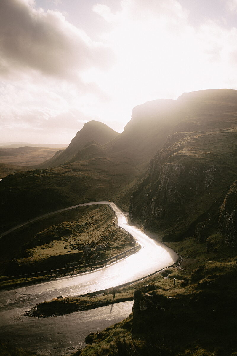 The Rha waterfall in Uig and lunch at the Galley