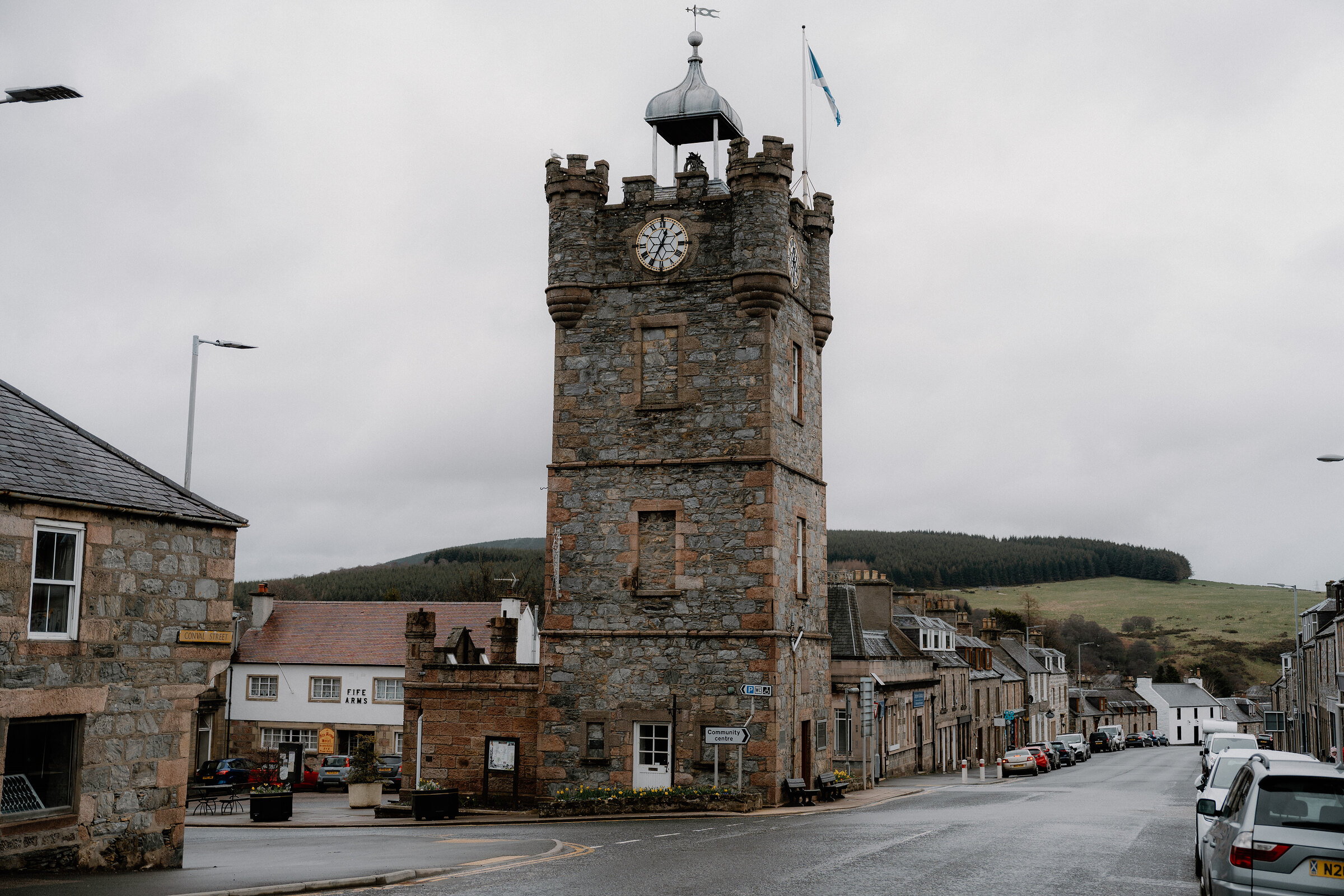 The Giant's Chair walk from Dufftown's Clock Tower