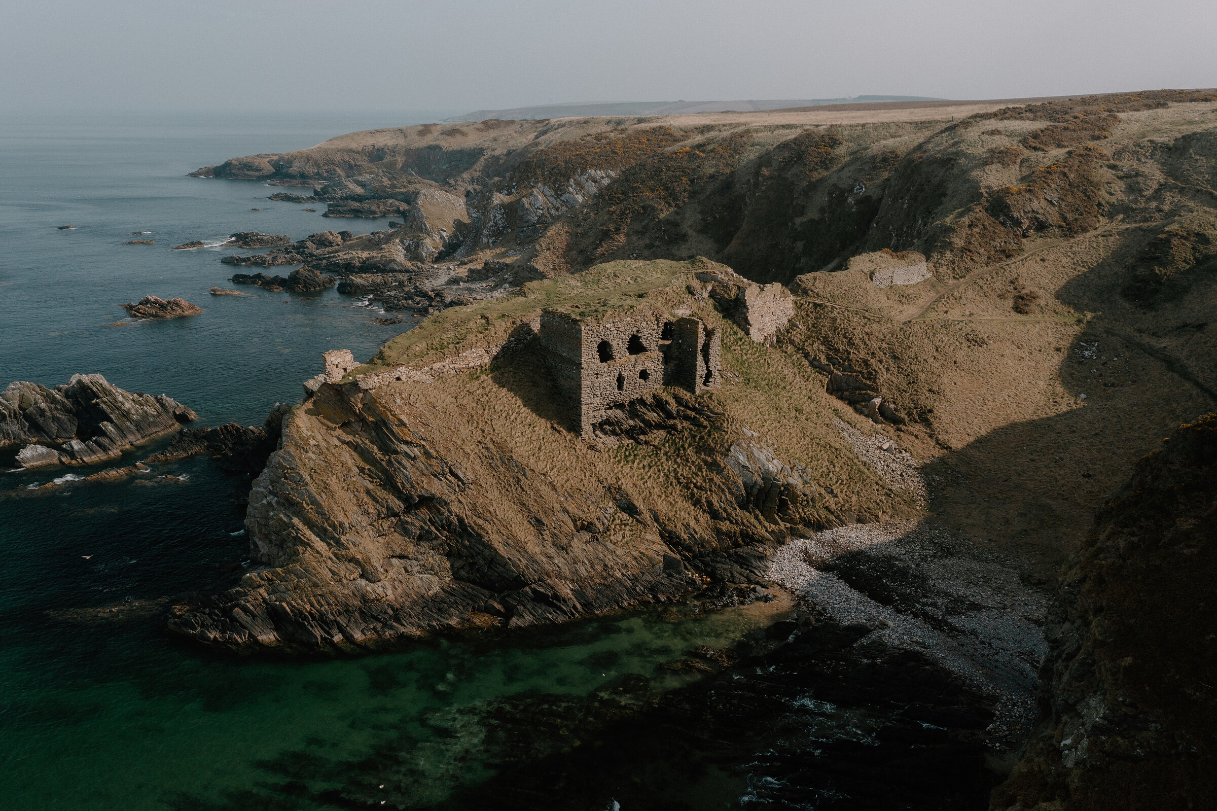 Findlater Castle, Sandend and lunch in Portsoy