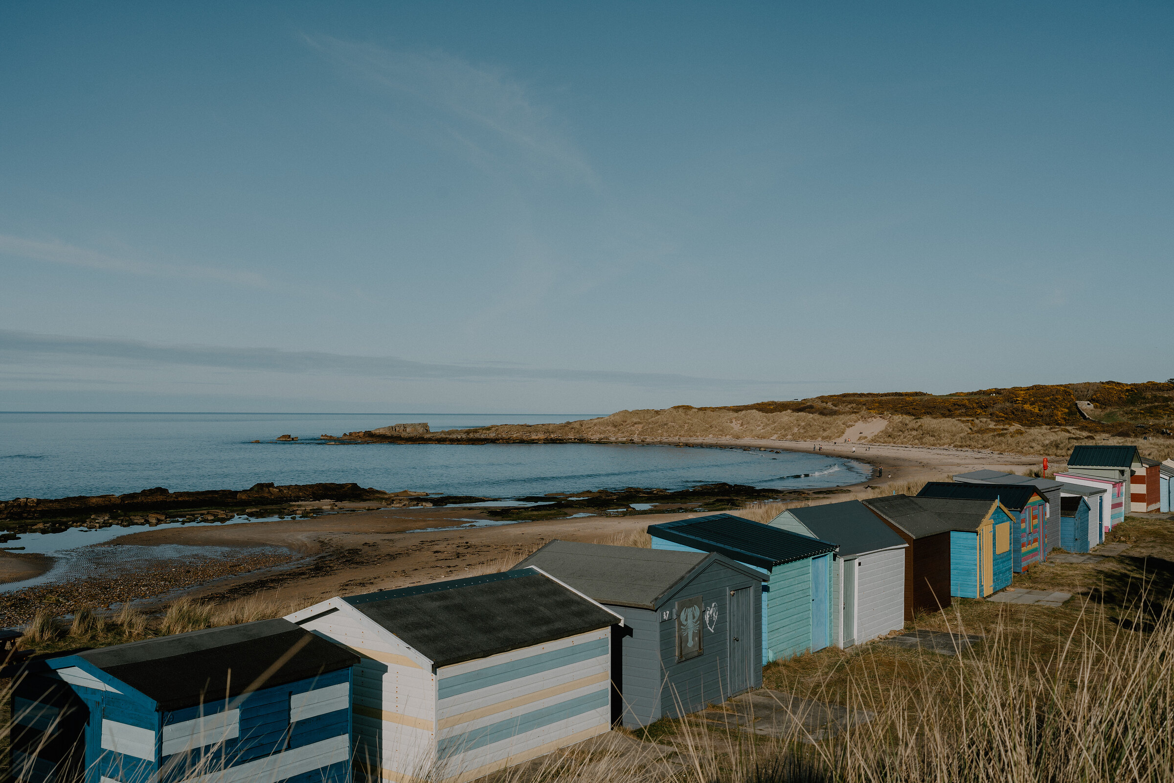 A wild sauna on Hopeman East Beach