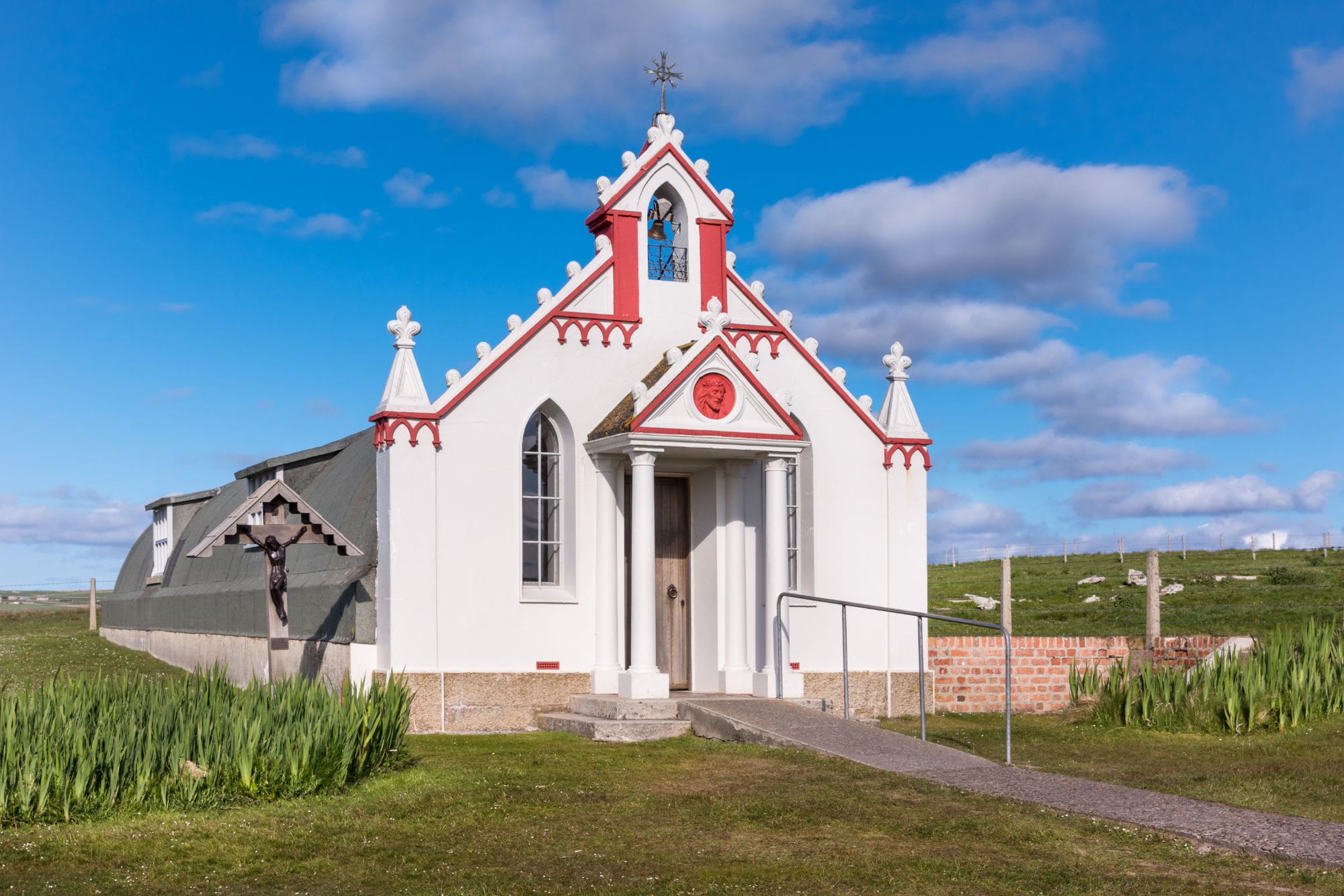 The Italian Chapel and lunch at the Barrier View Café