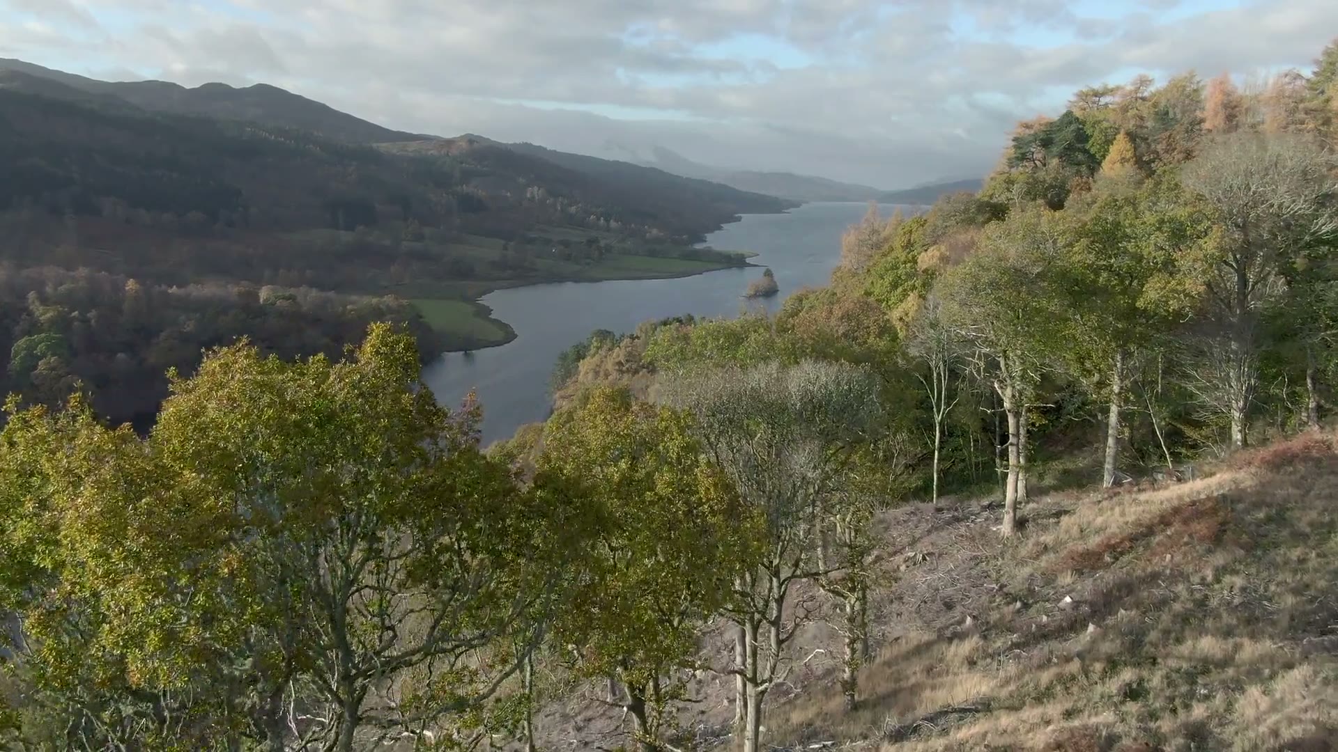 Queen's View and lunch in Kinloch Rannoch