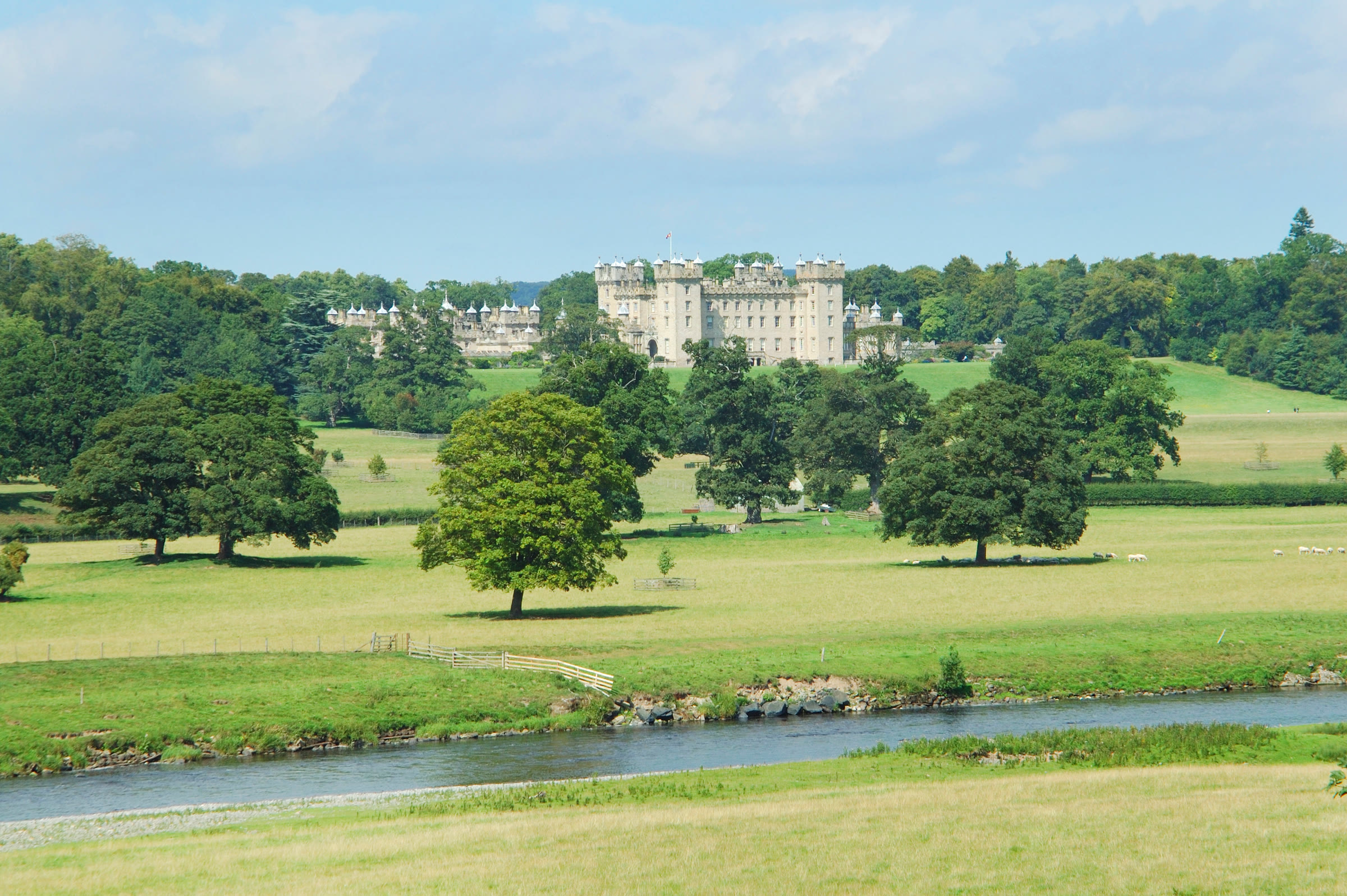 Floors Castle and afternoon tea in the Terrace Café
