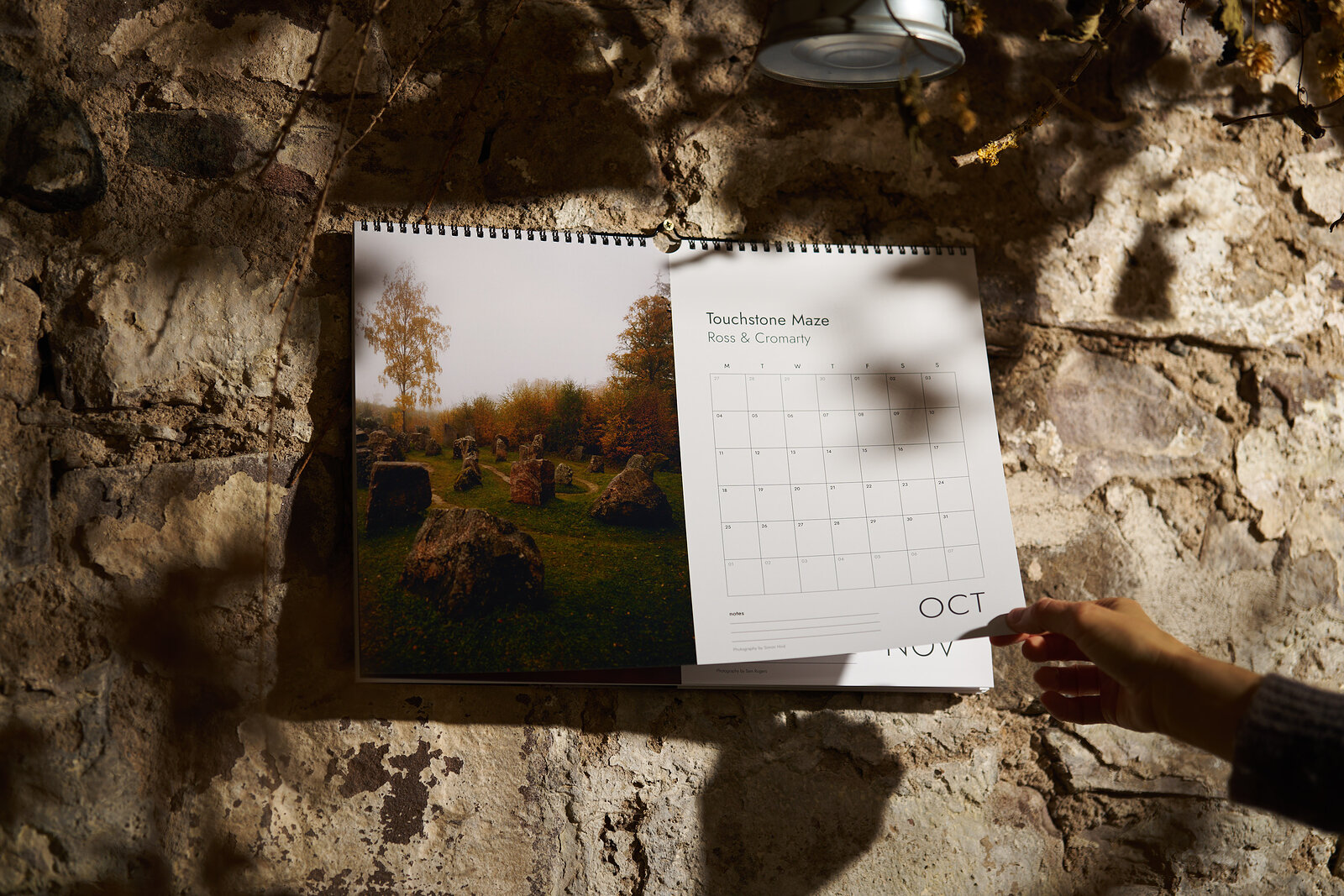 Turning the 2027 calendar to October, Touchstone Maze
