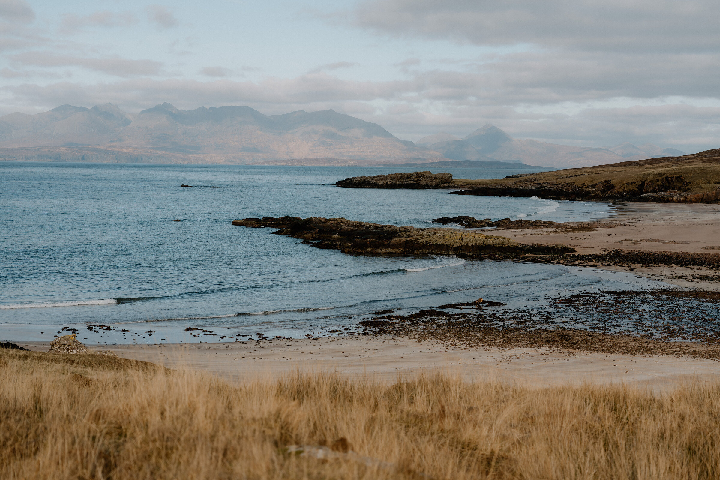 A walk to Kilmory beach on Rum
