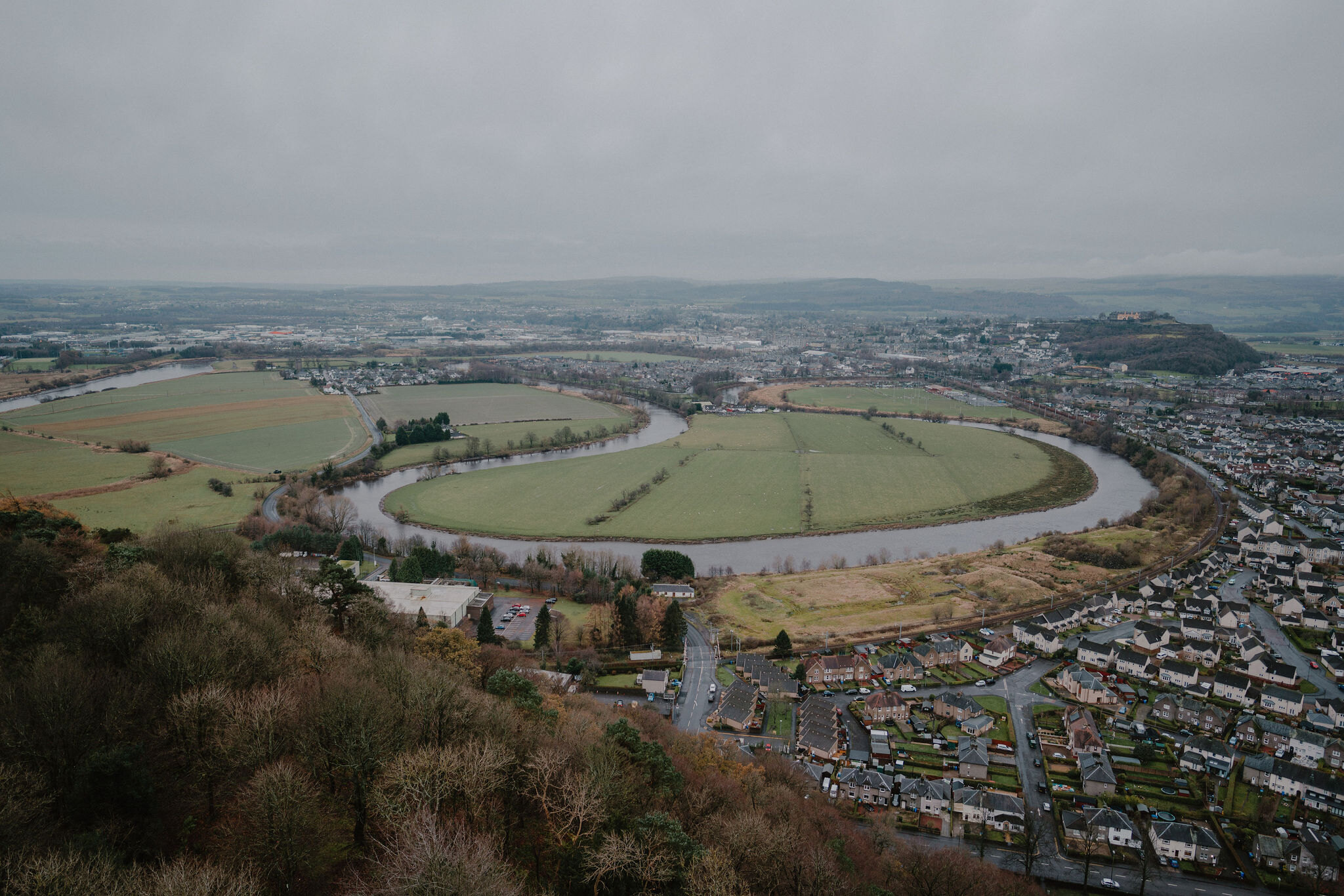 A walk up the Abbey Craig by the Wallace Way