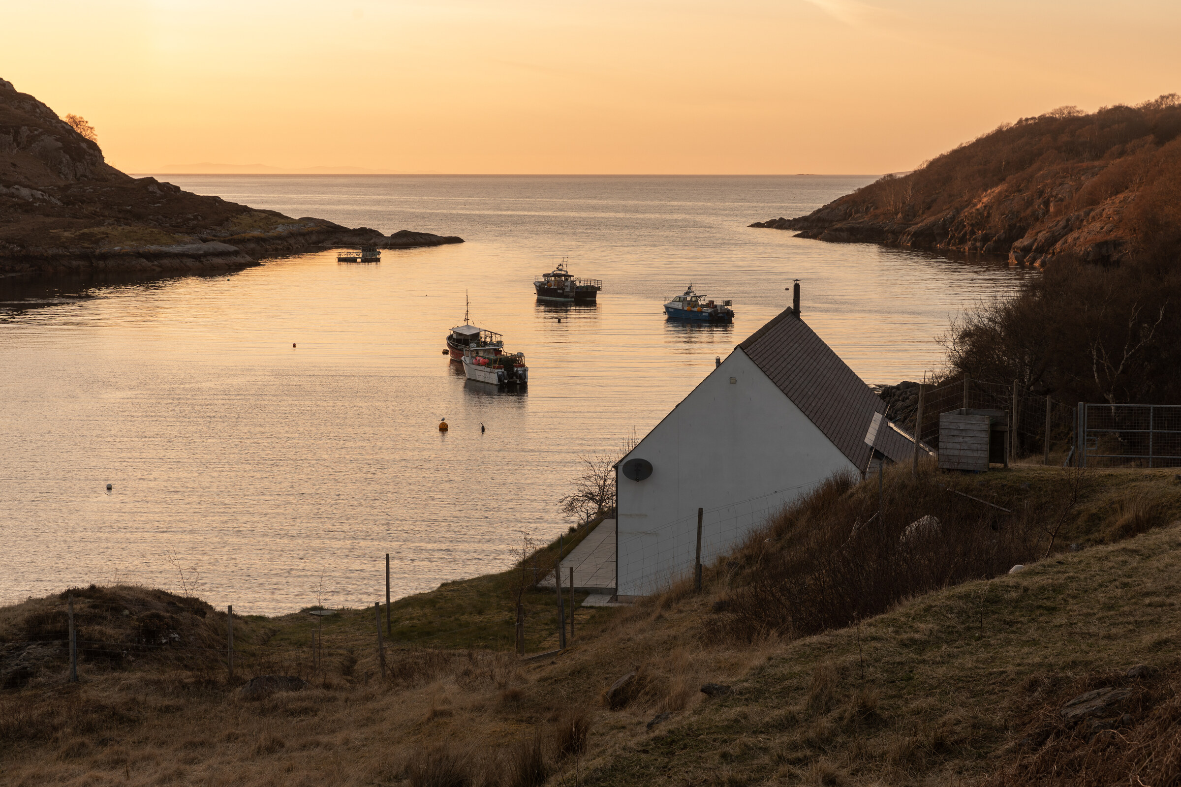 The Net Store and Rhuroin: Two Houses by the Sea in Applecross