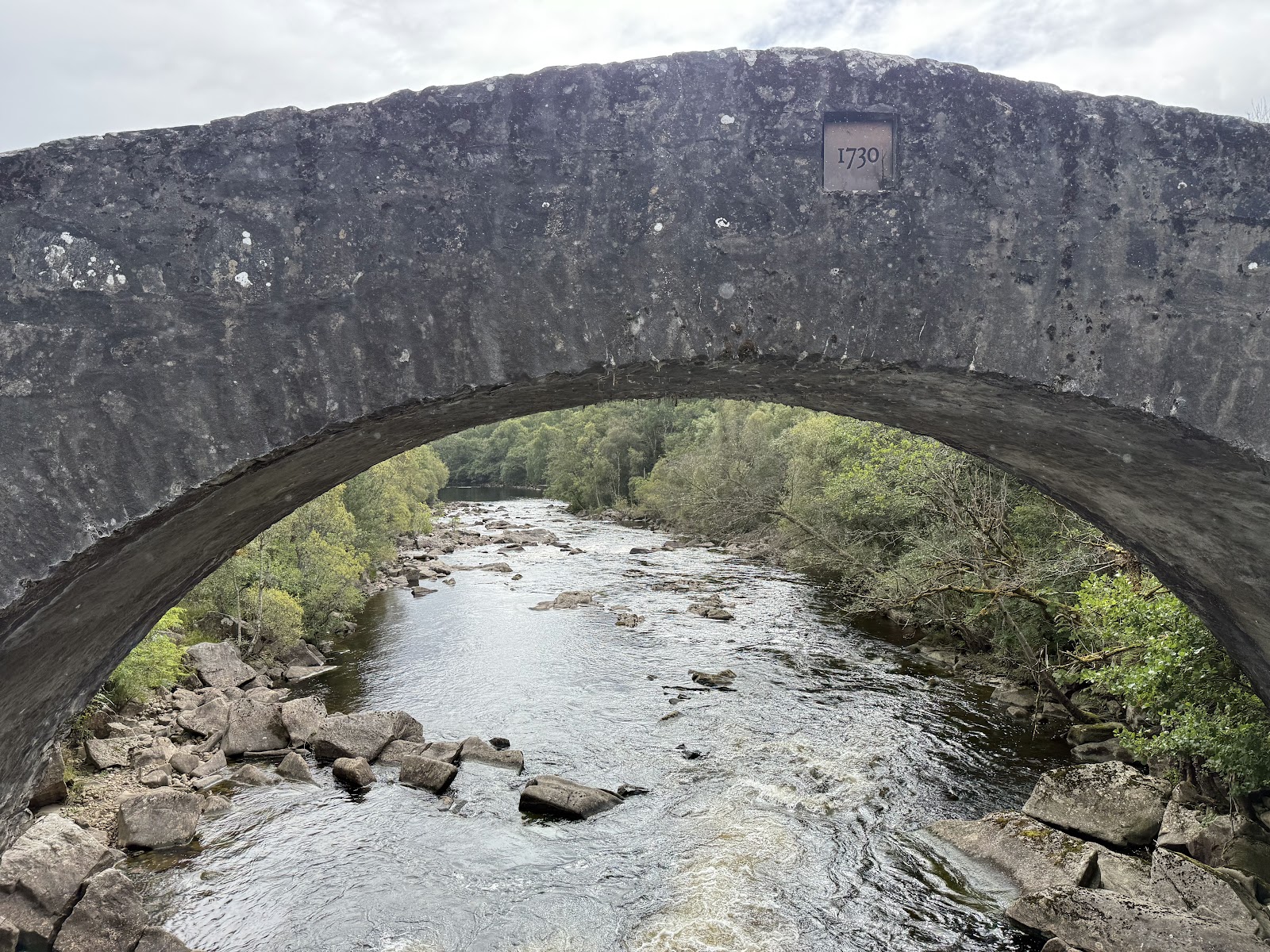 The old bridge at Tummel Bridge