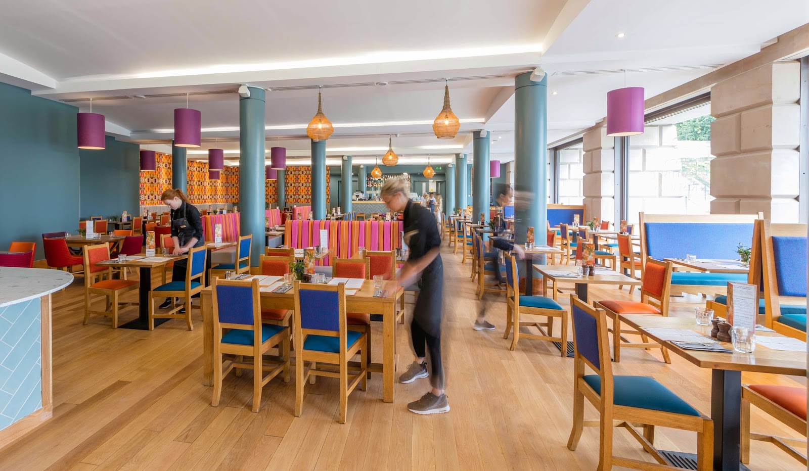 The dining room of the Scottish Cafe & Restaurant at the National Gallery.