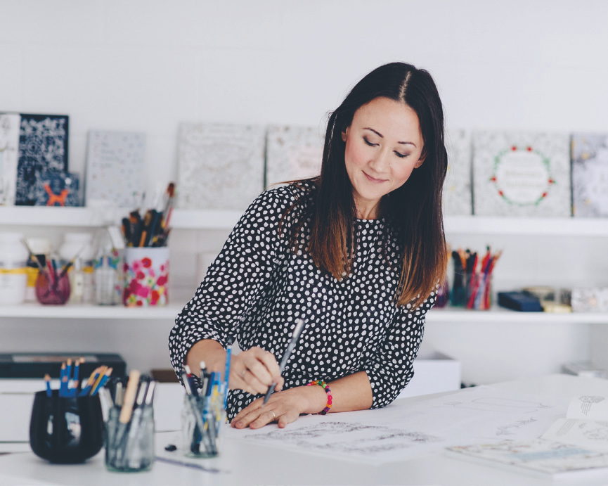 Inside the magical world of illustrator Johanna Basford, photograph by Hayley Fraser