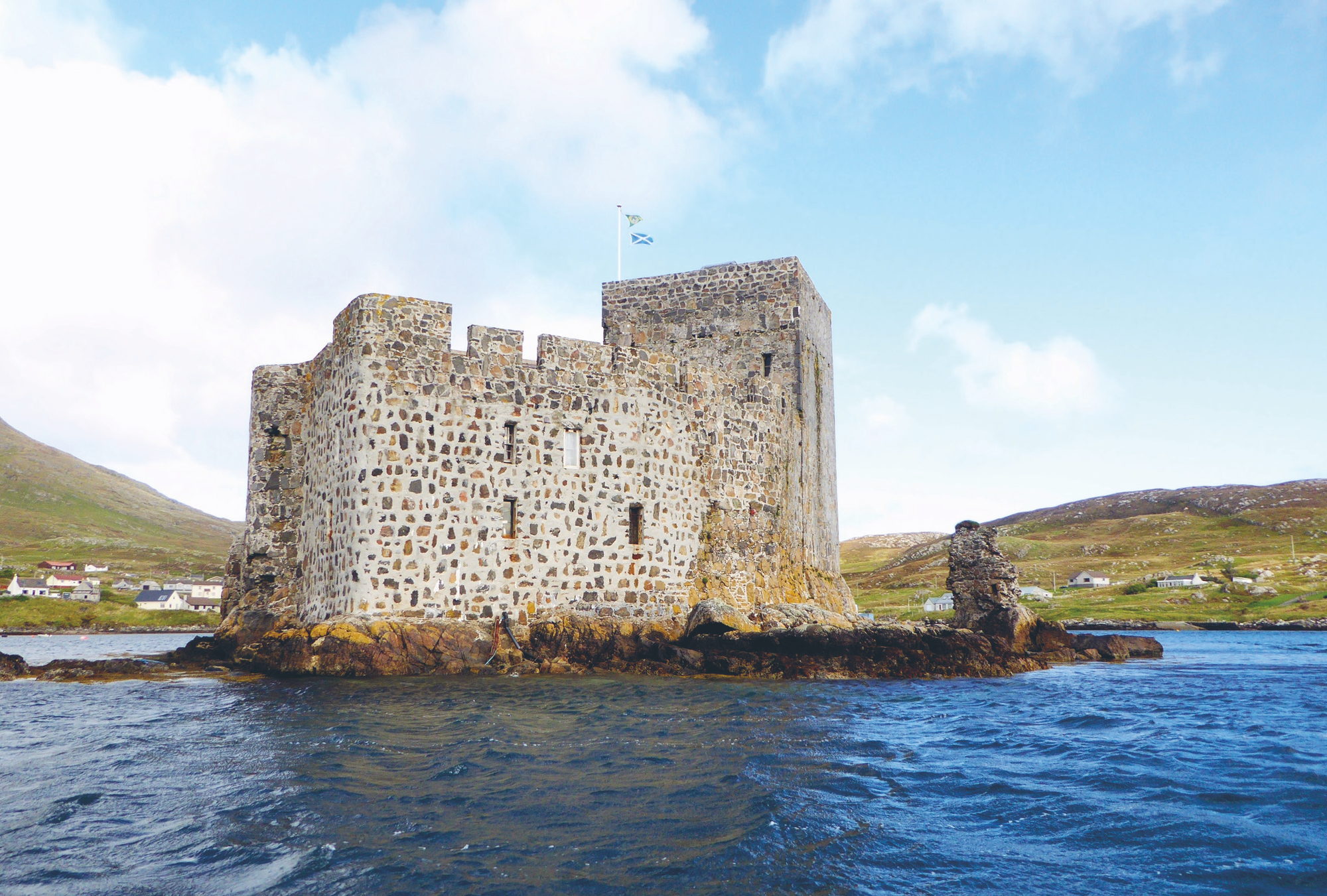 From top to bottom: Doune Castle & Kisimul Castle