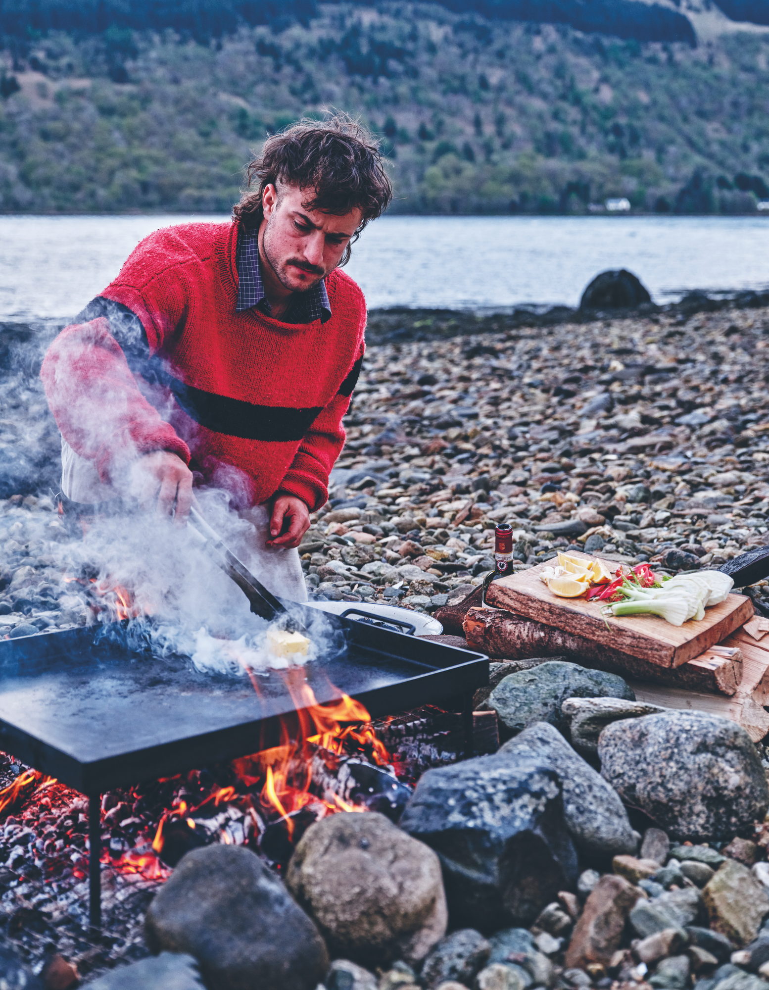 Wild Kabn Kitchen - From the Embers, photograph by William Hammer