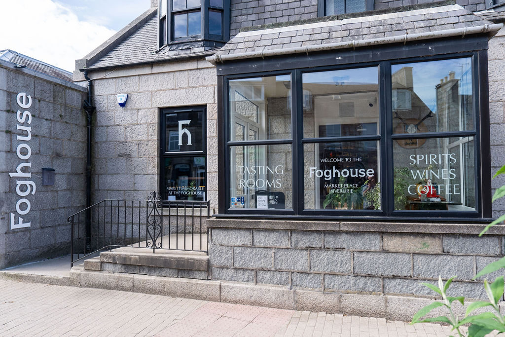 The front of the Foghouse on Market Place, Inverurie.