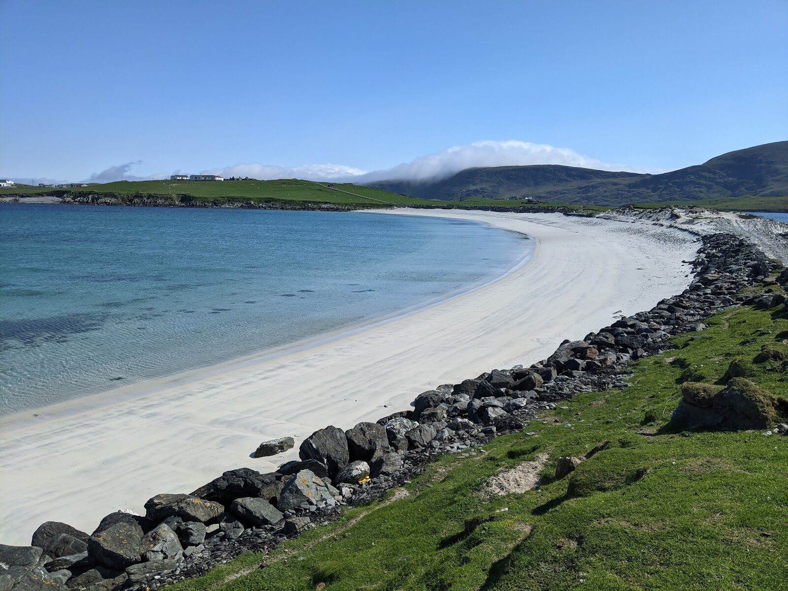 Round Kettla Ness from Minn beach on West Burra