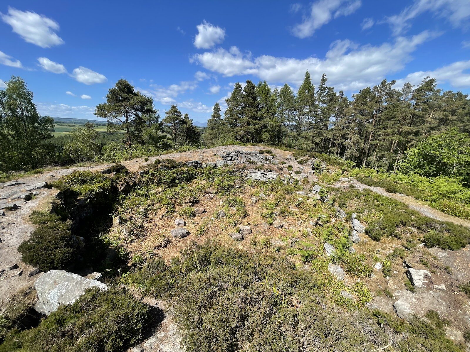 Plean Country Park and the Tappoch Broch