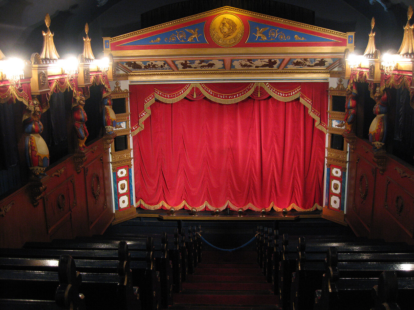 A puppet show at Biggar Puppet Theatre