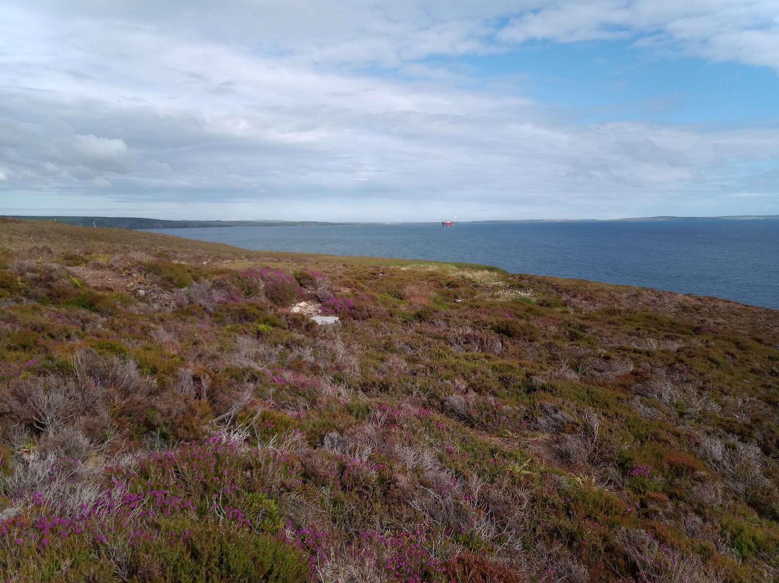 Hobbister's moor above Scapa Flow