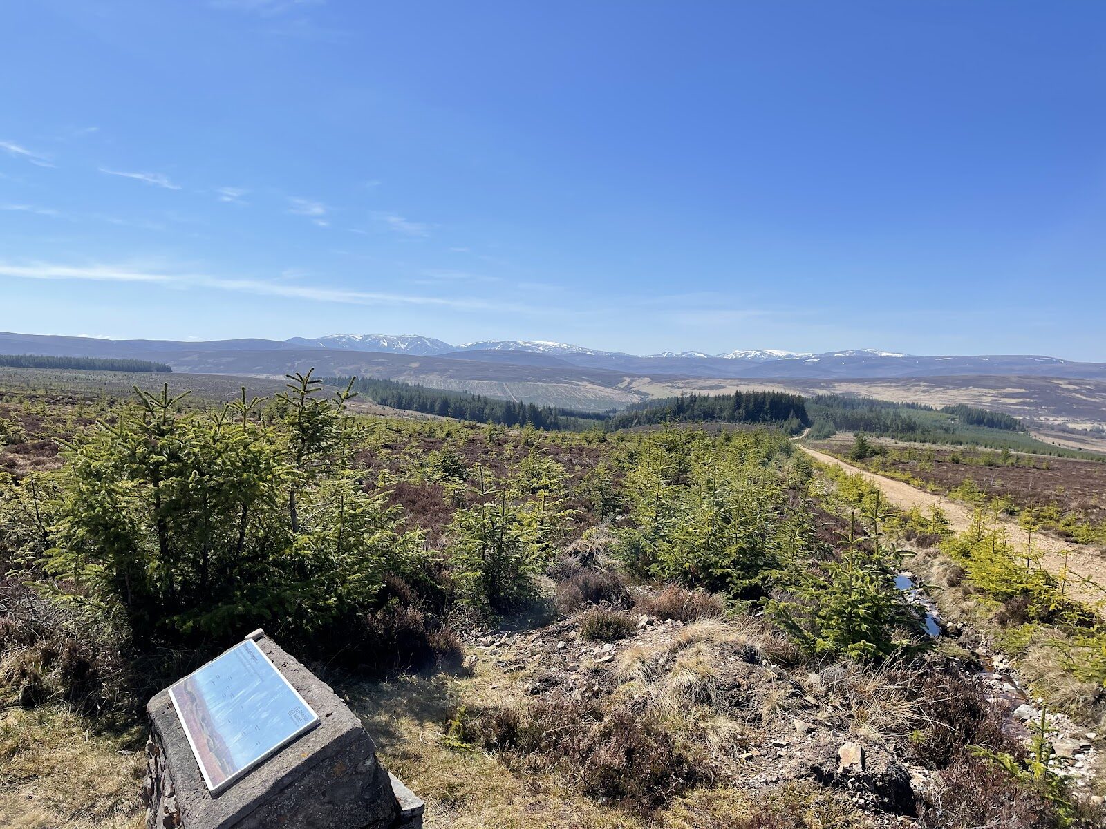 The Glenmulliach Viewpoint walk near Tomintoul
