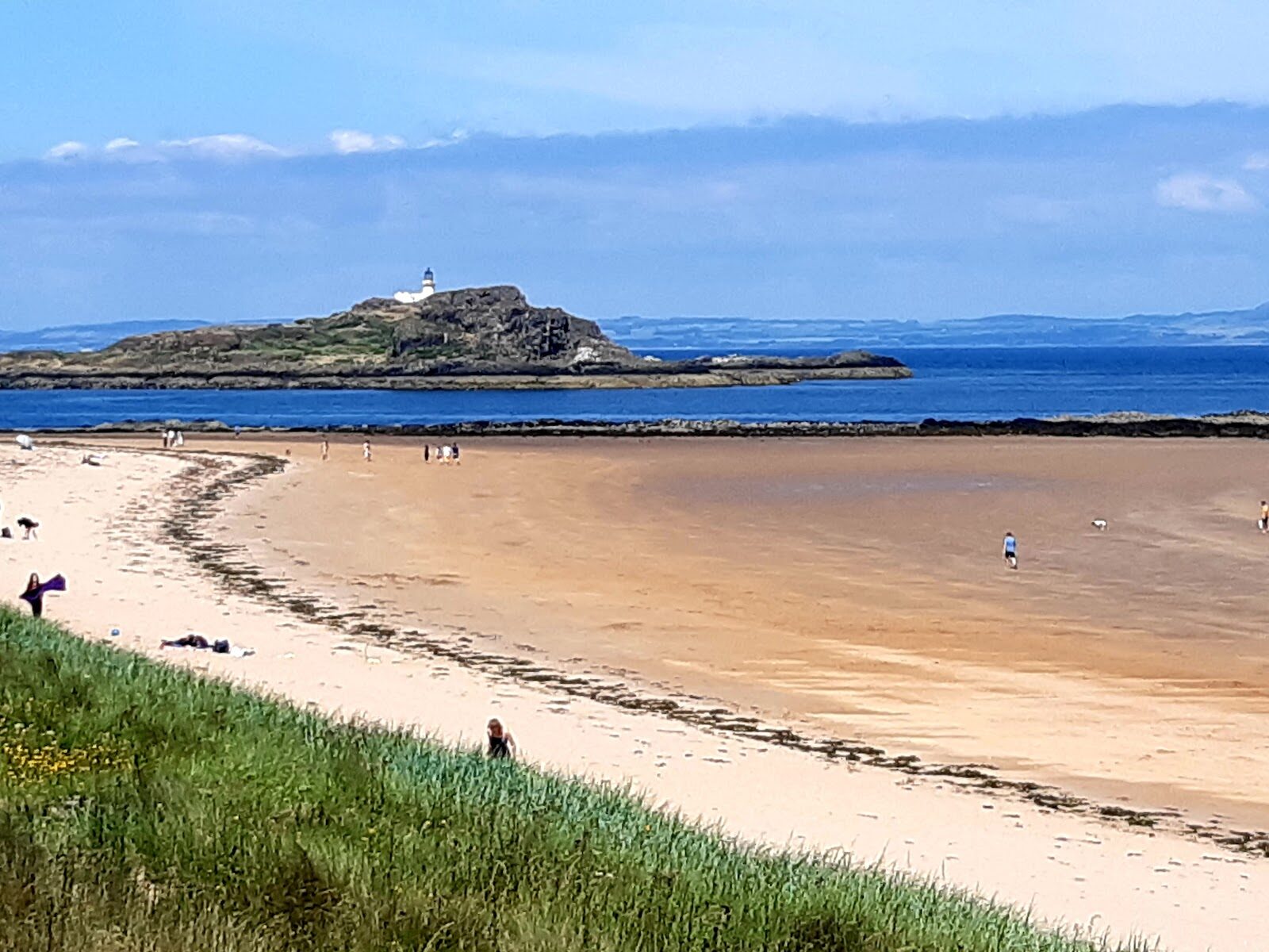 Yellowcraig's play park and beach