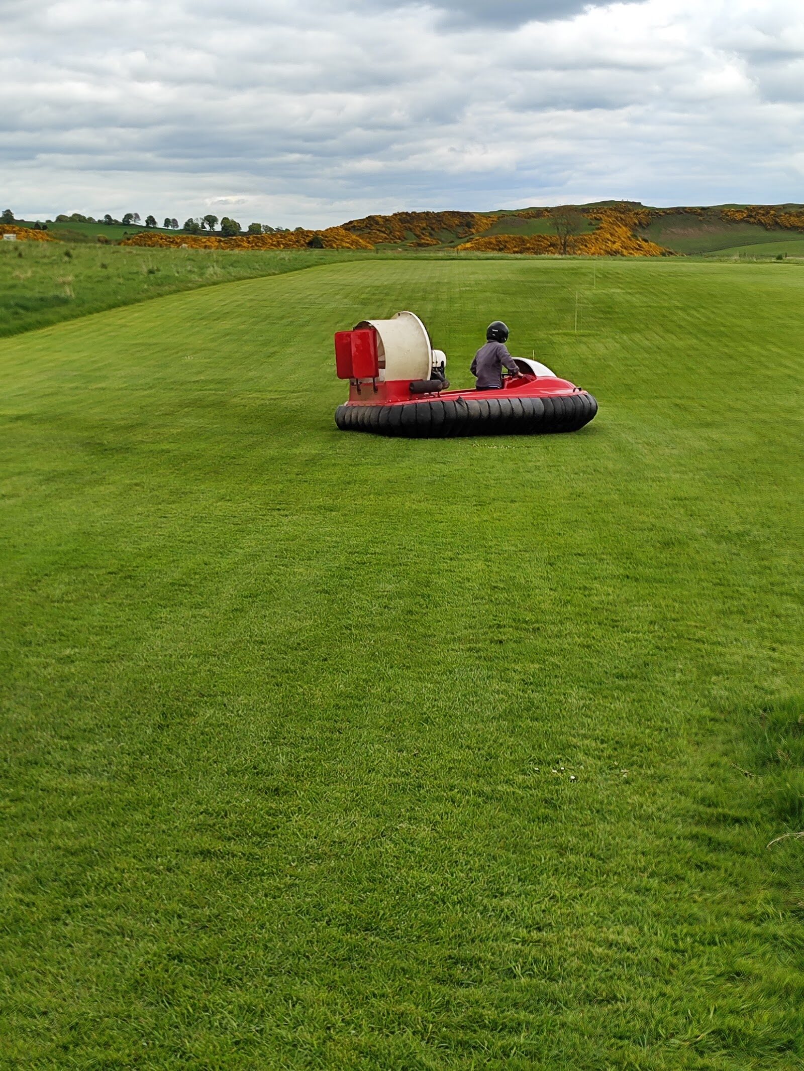 Hovercrafting at Craigluscar and Dunfermline Abbey