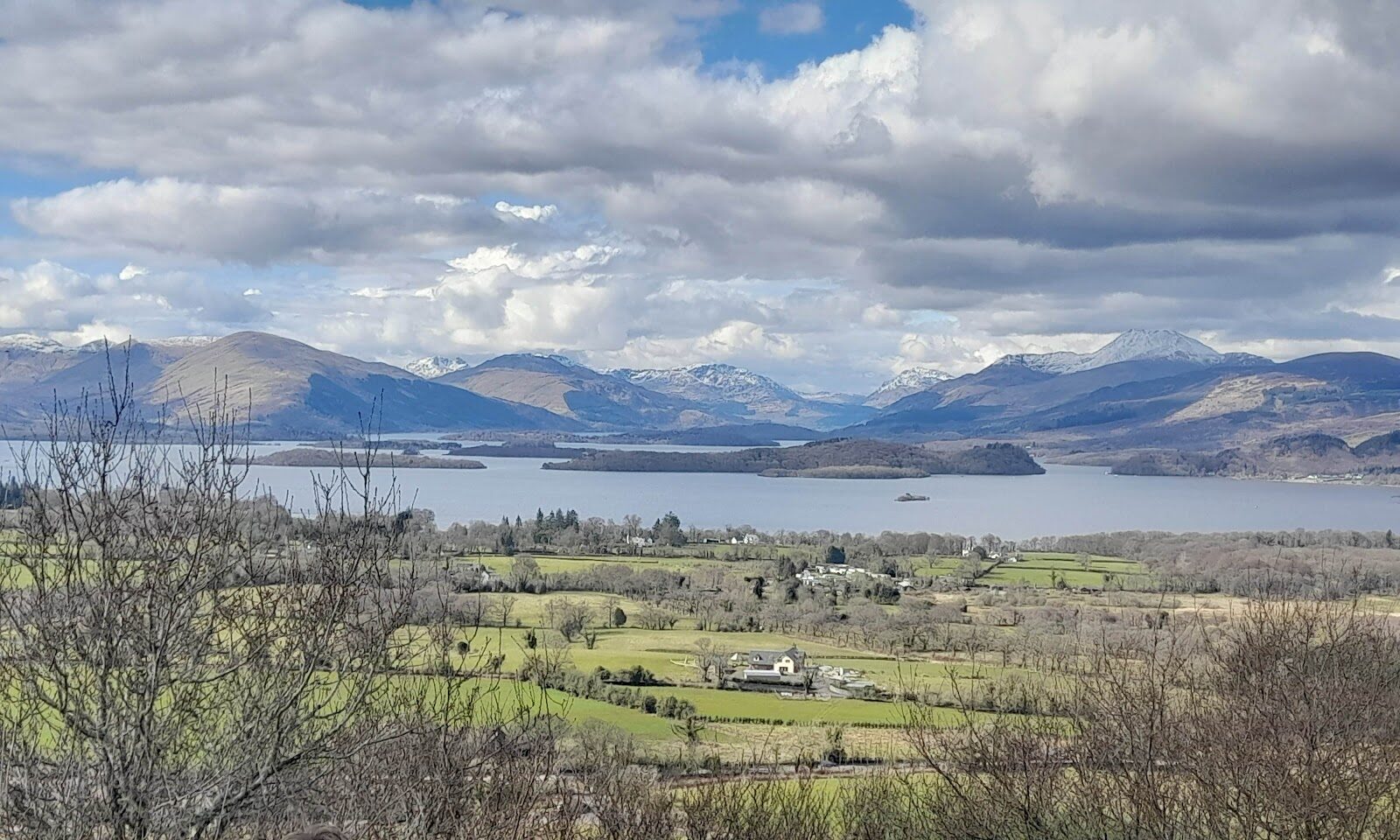 RSPB Loch Lomond and the Dumpling hill at Gartocharn