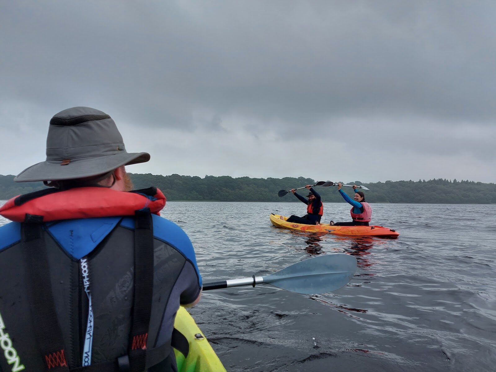 A paddleboard lesson on Loch Ken