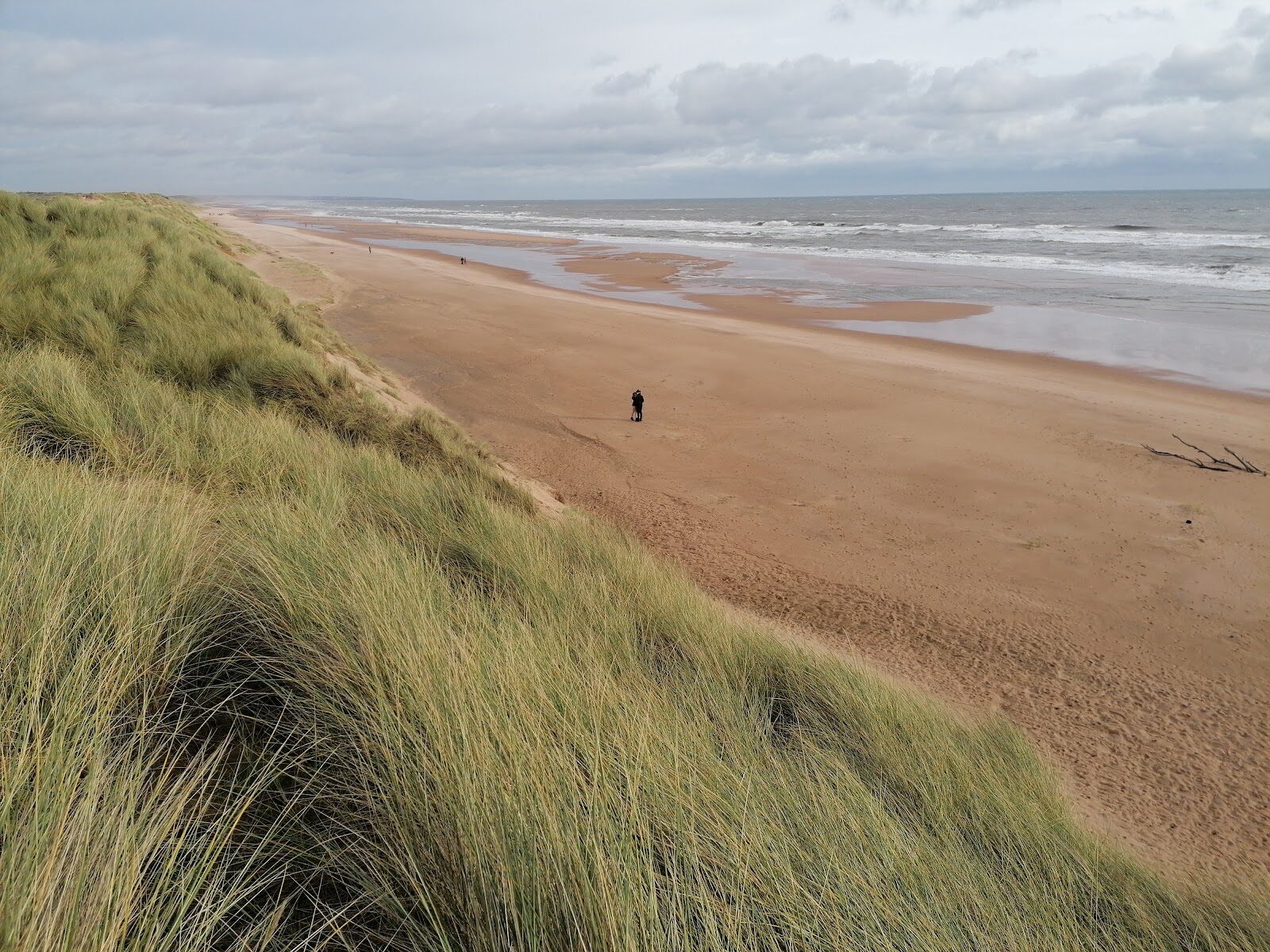 Balmedie beach and play park, and lunch at the Cock and Bull