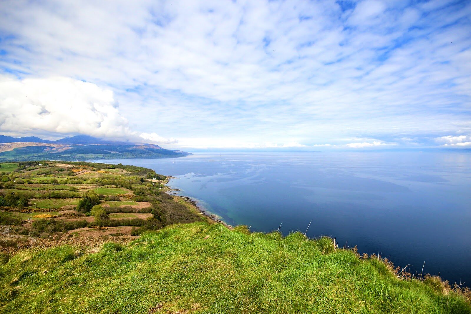 Dun Fionn, above Lamlash Bay