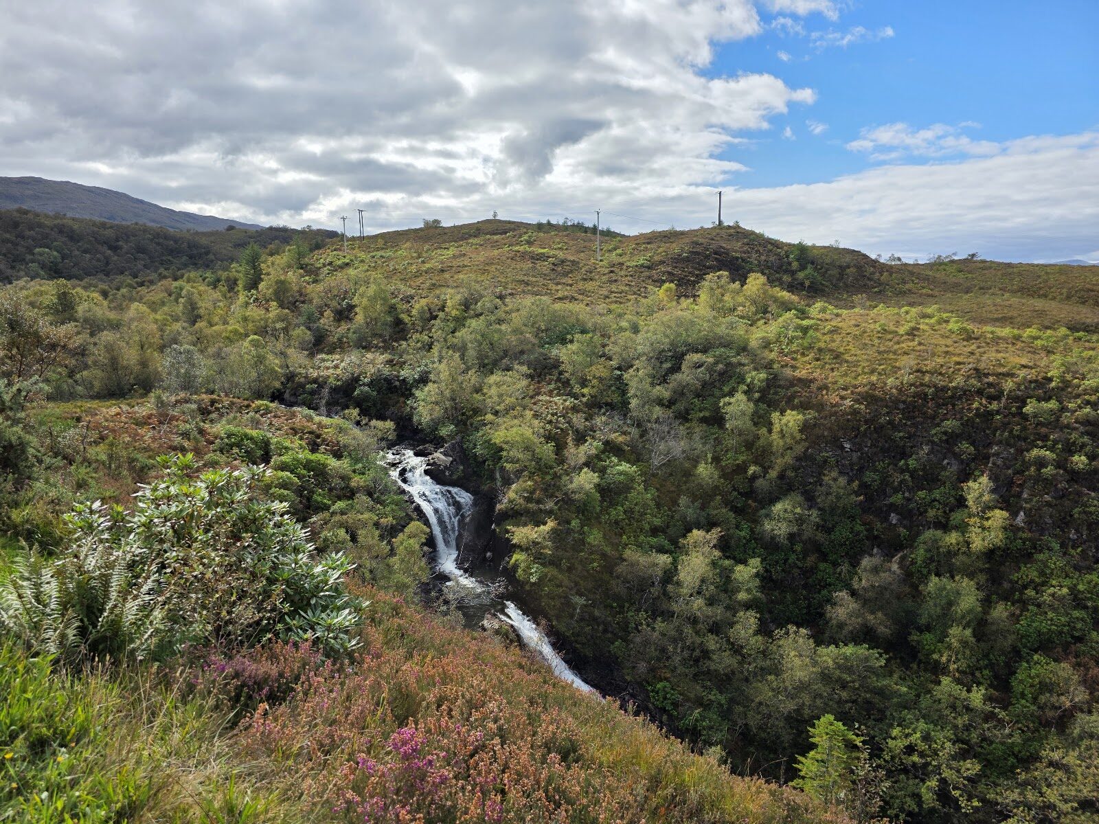 A walk to Inchree Falls and Wade's Road in Glen Righ
